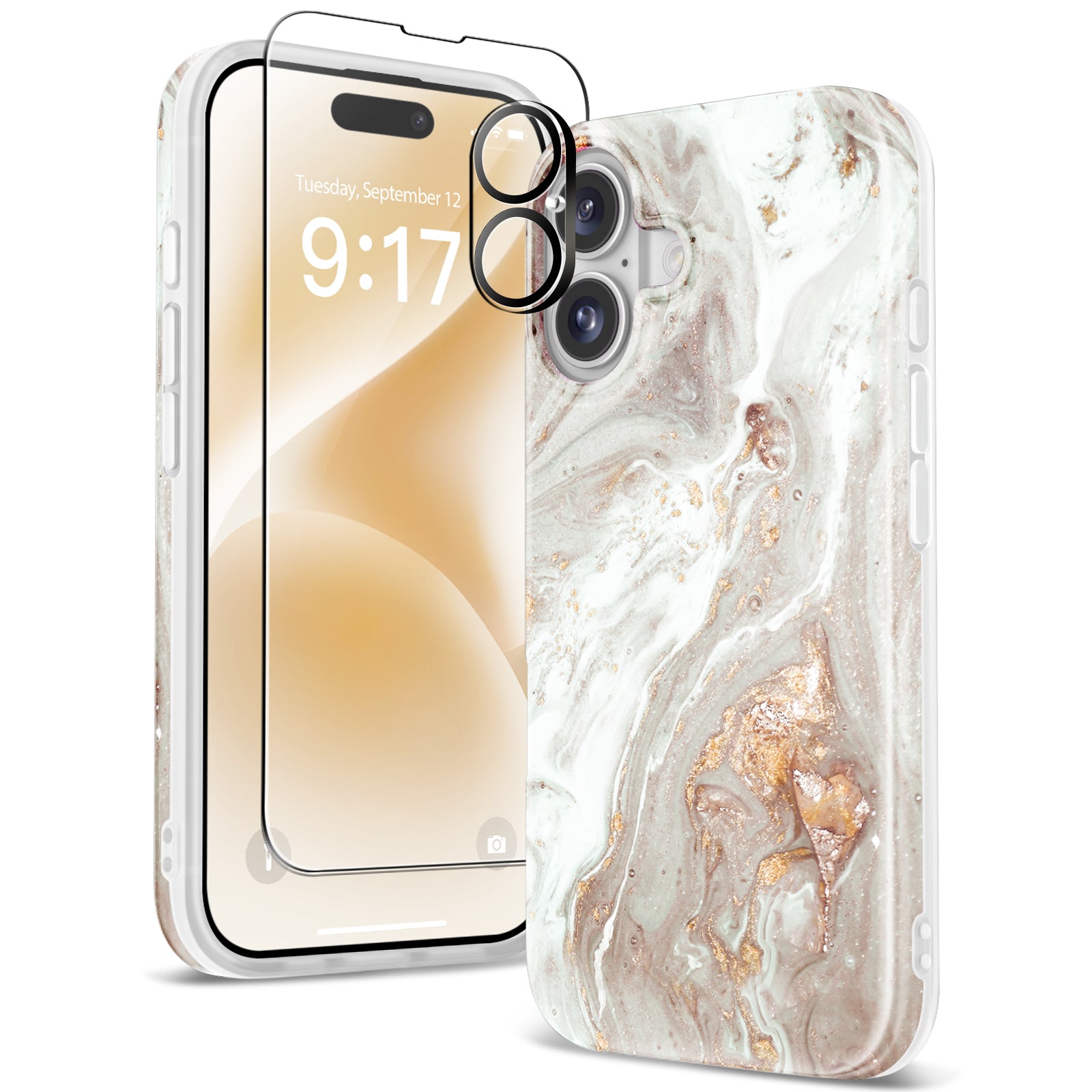 GVIEWIN Marble for iPhone 16 Case GVIEWIN Marble for iPhone 16 Case