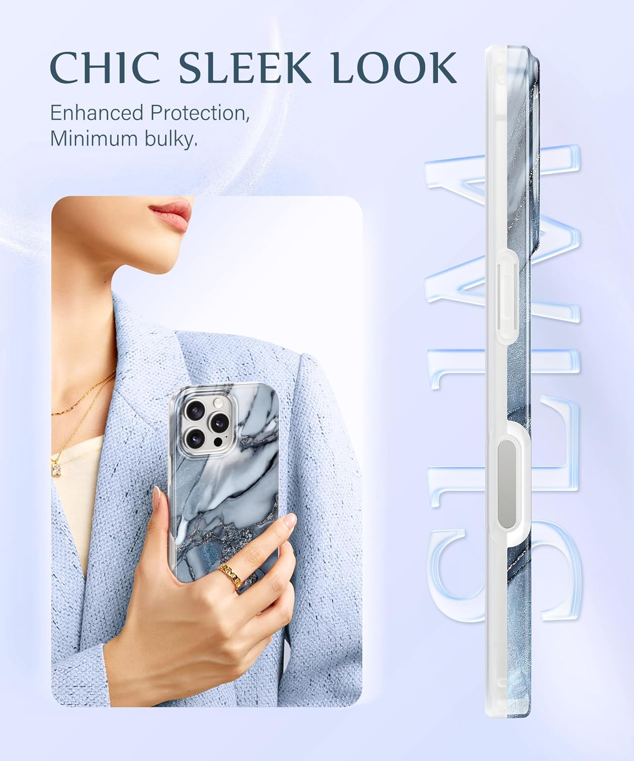 iPhone 16 Pro Case Blue Marble