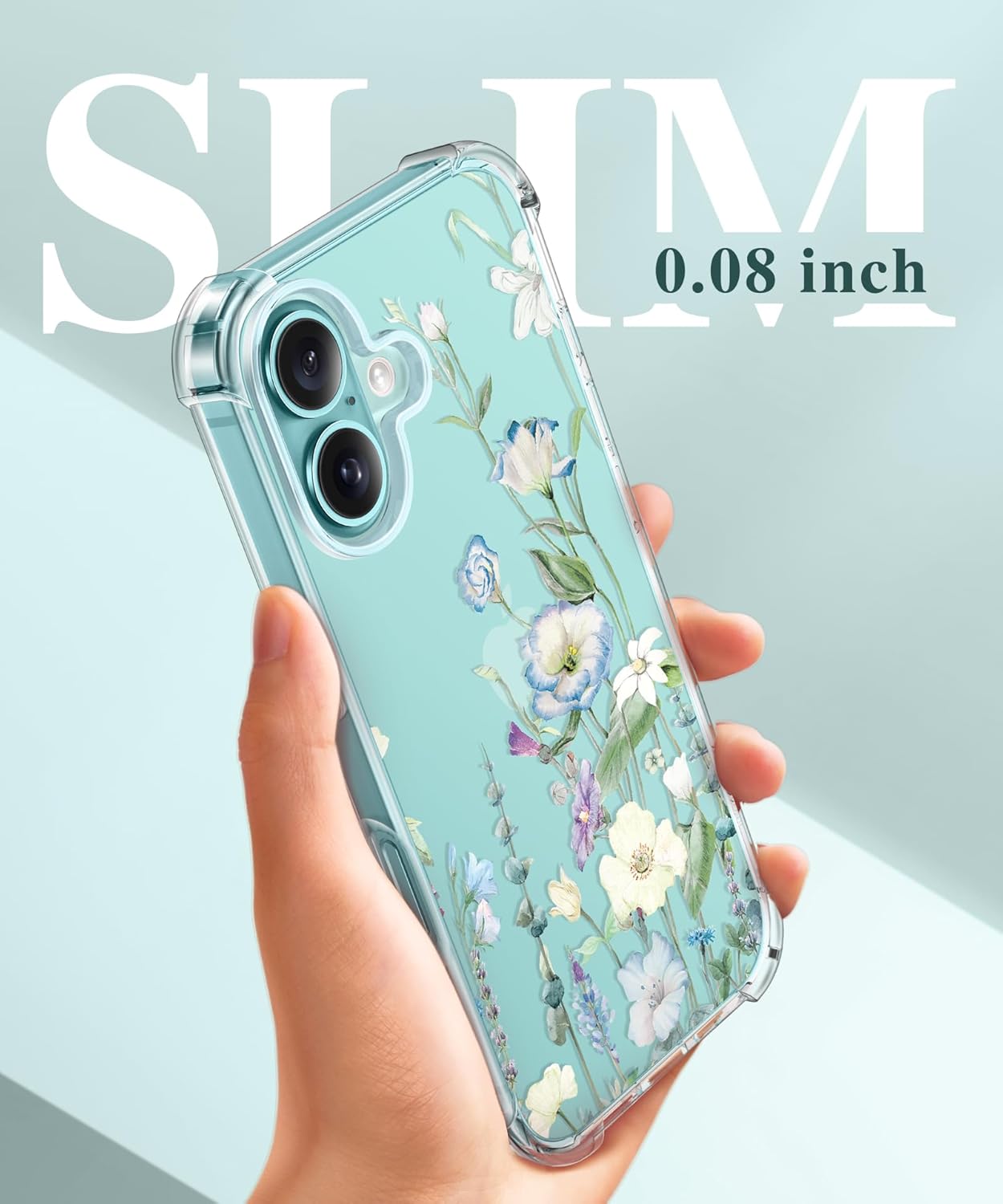 iPhone 16 Floral Case Aquilegi