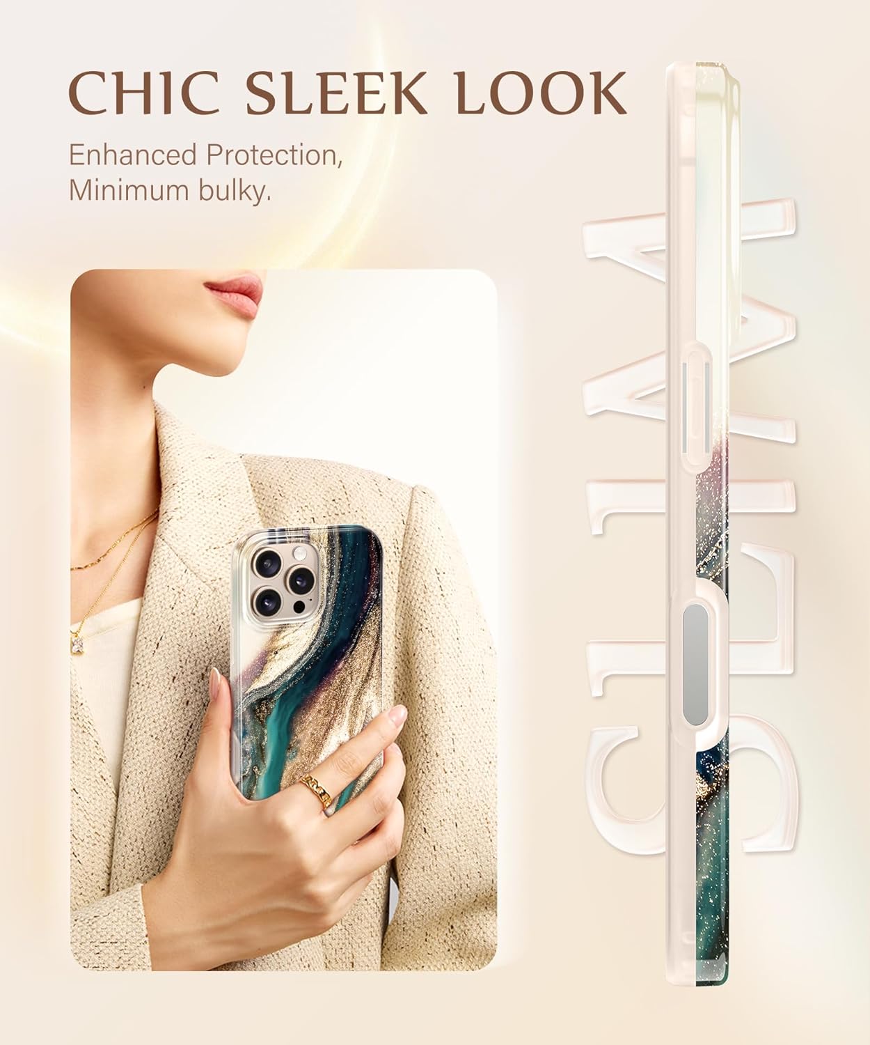 iPhone 16 Pro Magsafe Marble case