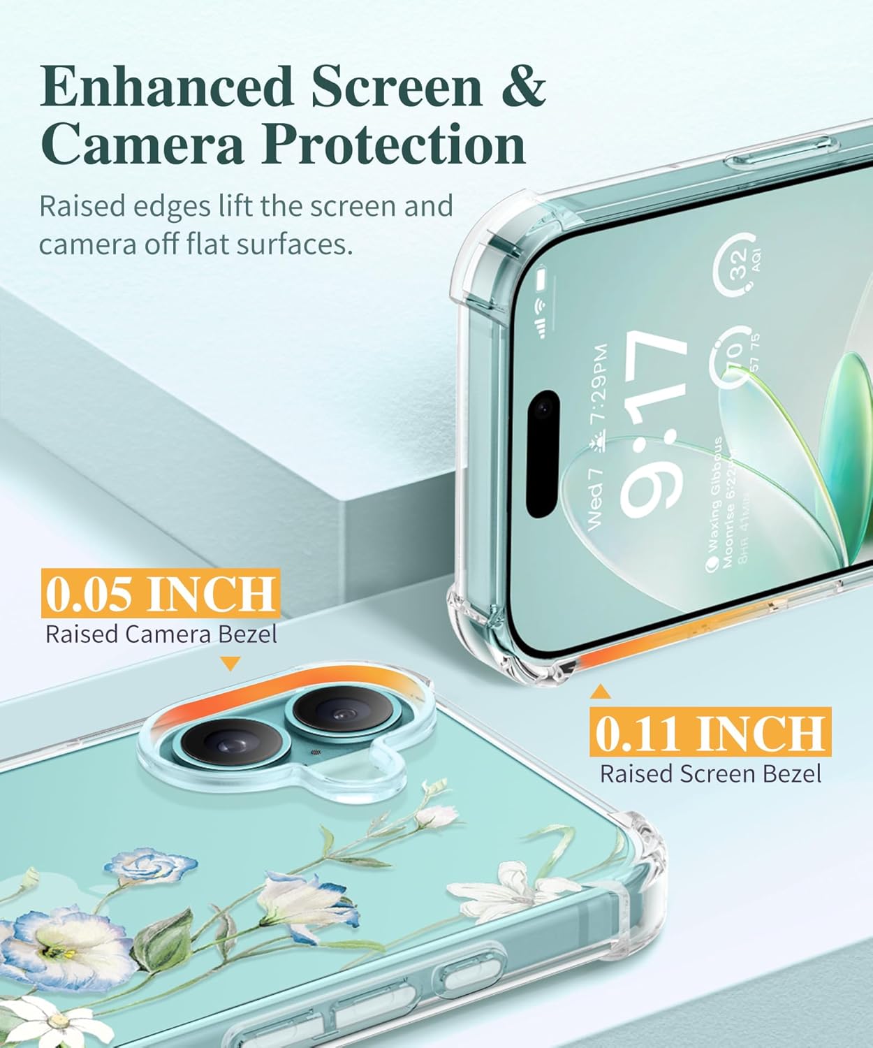 iPhone 16 Floral Case Aquilegi