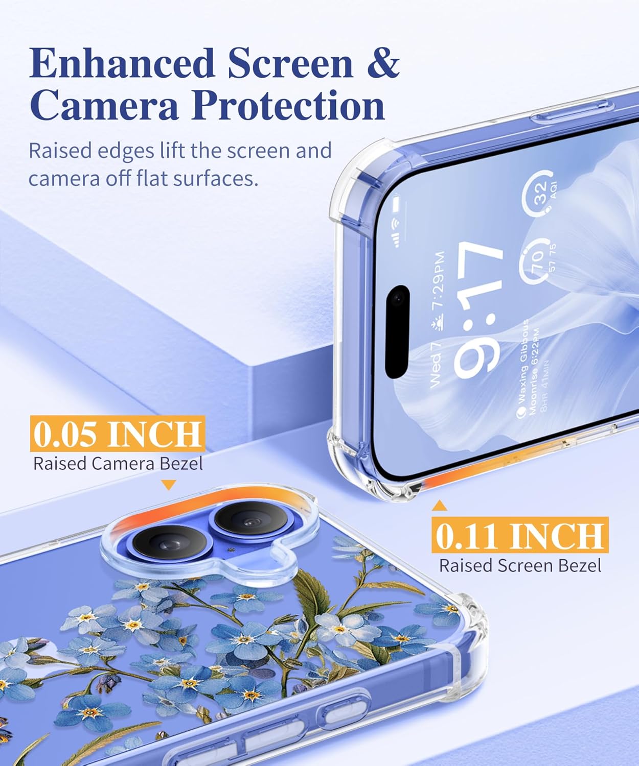 iPhone 16 Floral Case Aconite