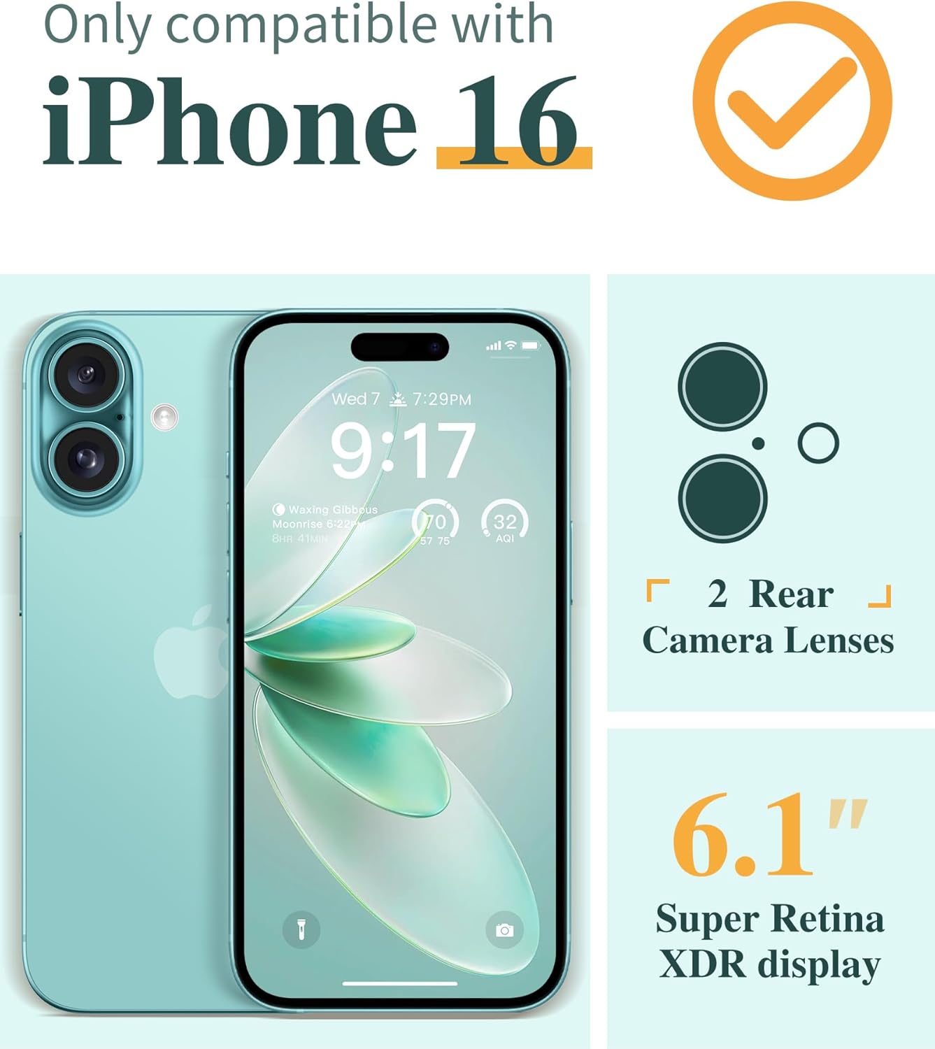 iPhone 16 Floral Case Aquilegi