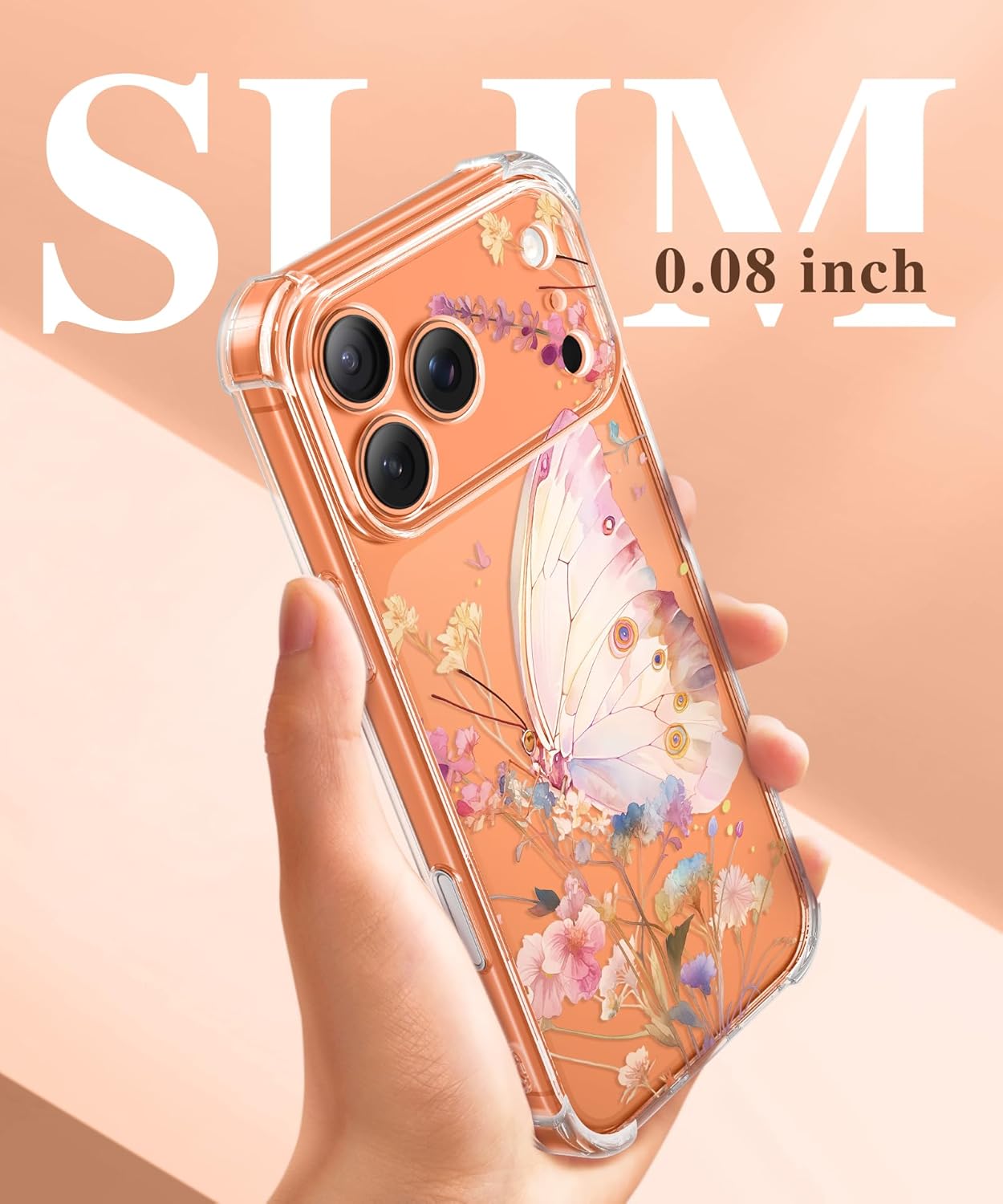 iPhone 17 Pro Max Case Butterfly