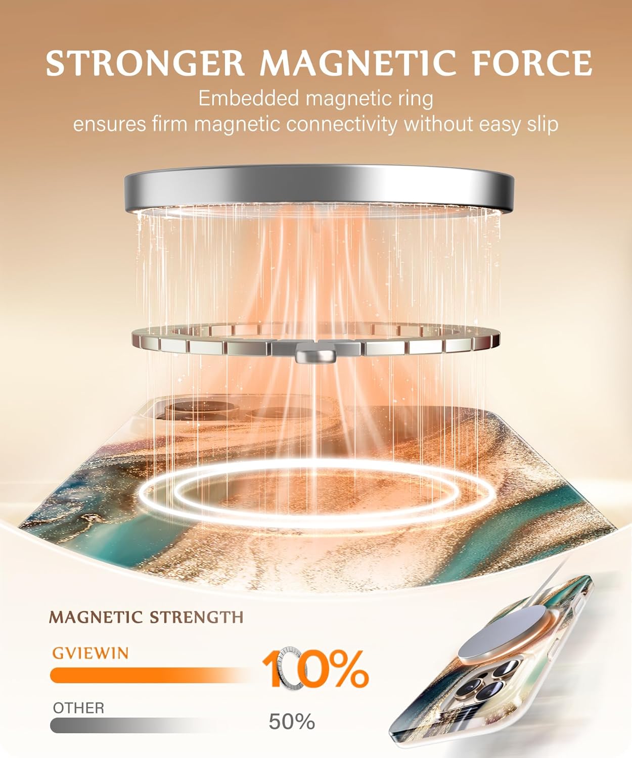 iPhone 16 Pro Magsafe Marble case