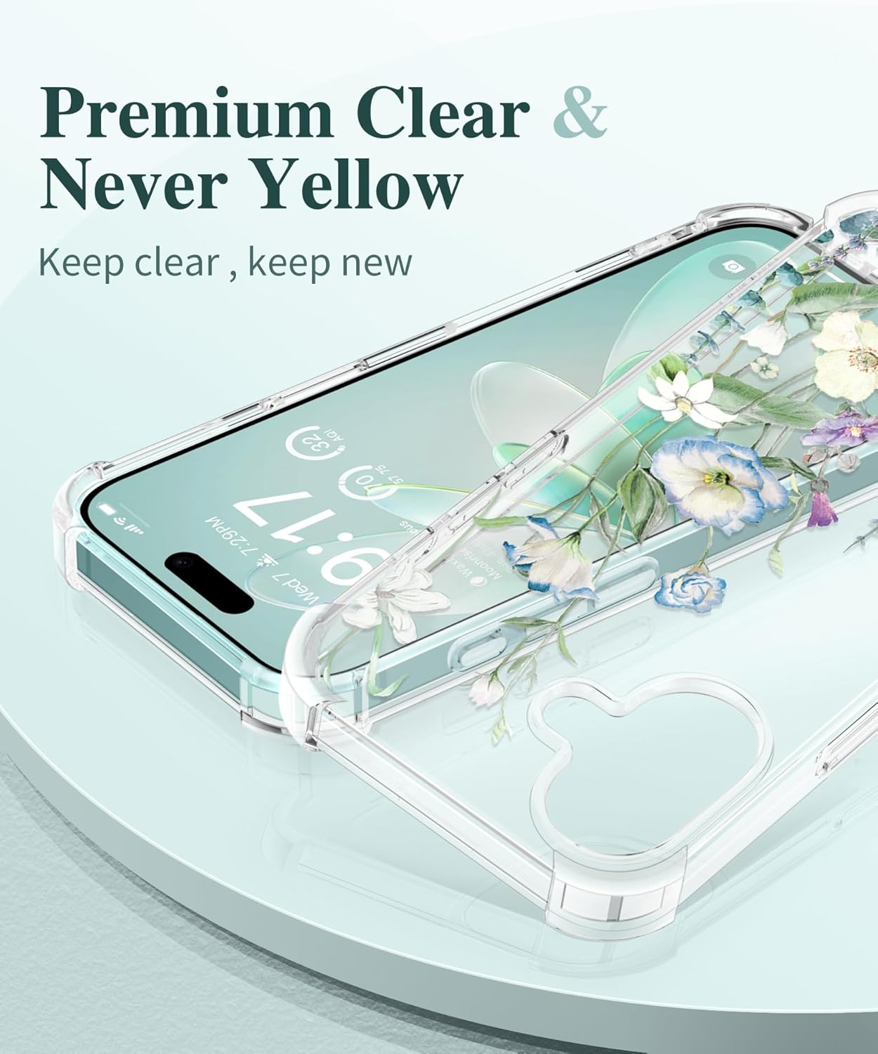 iPhone 16 Floral Case Aquilegi