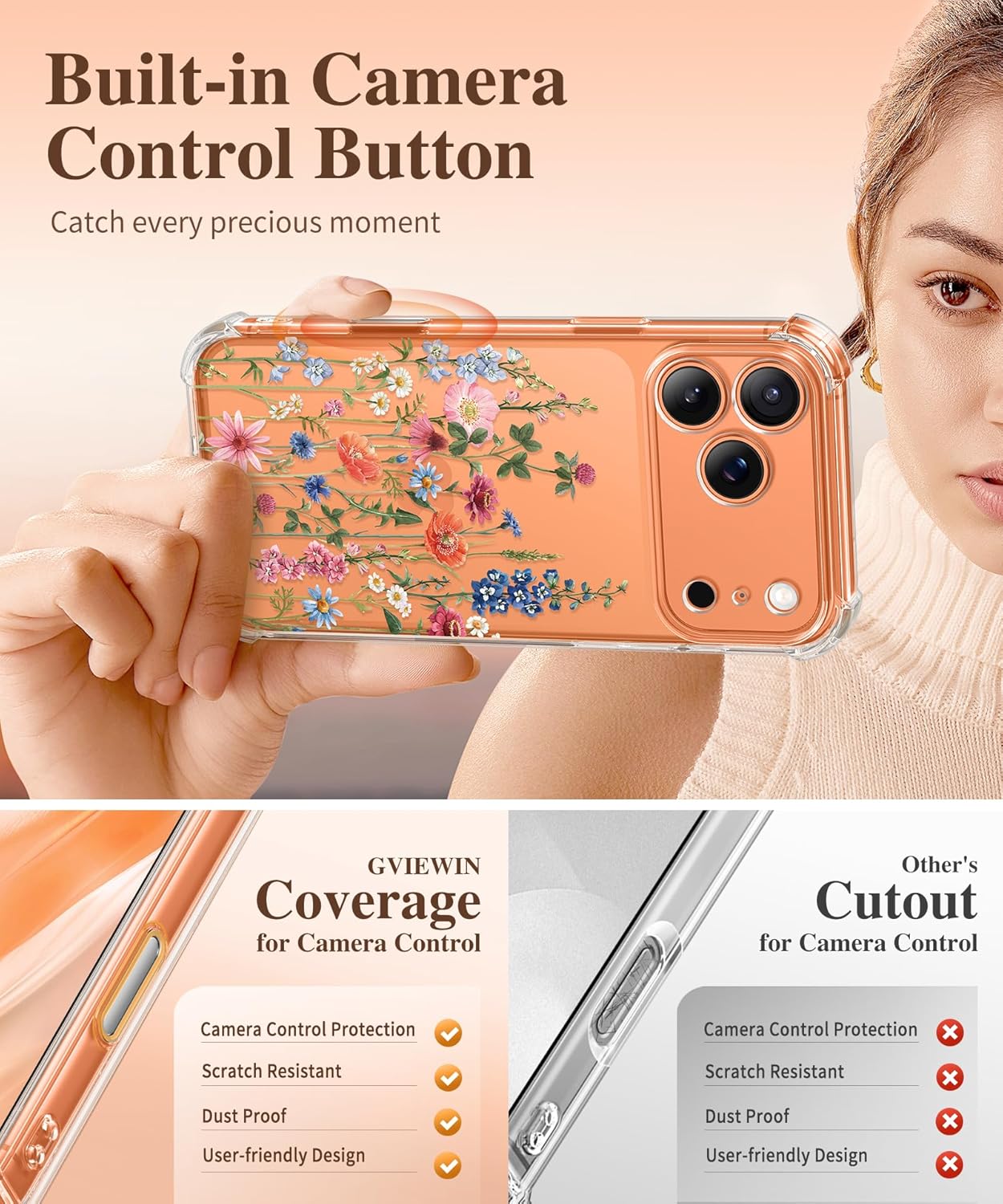 iPhone 17 Pro Max Case Wild Petals