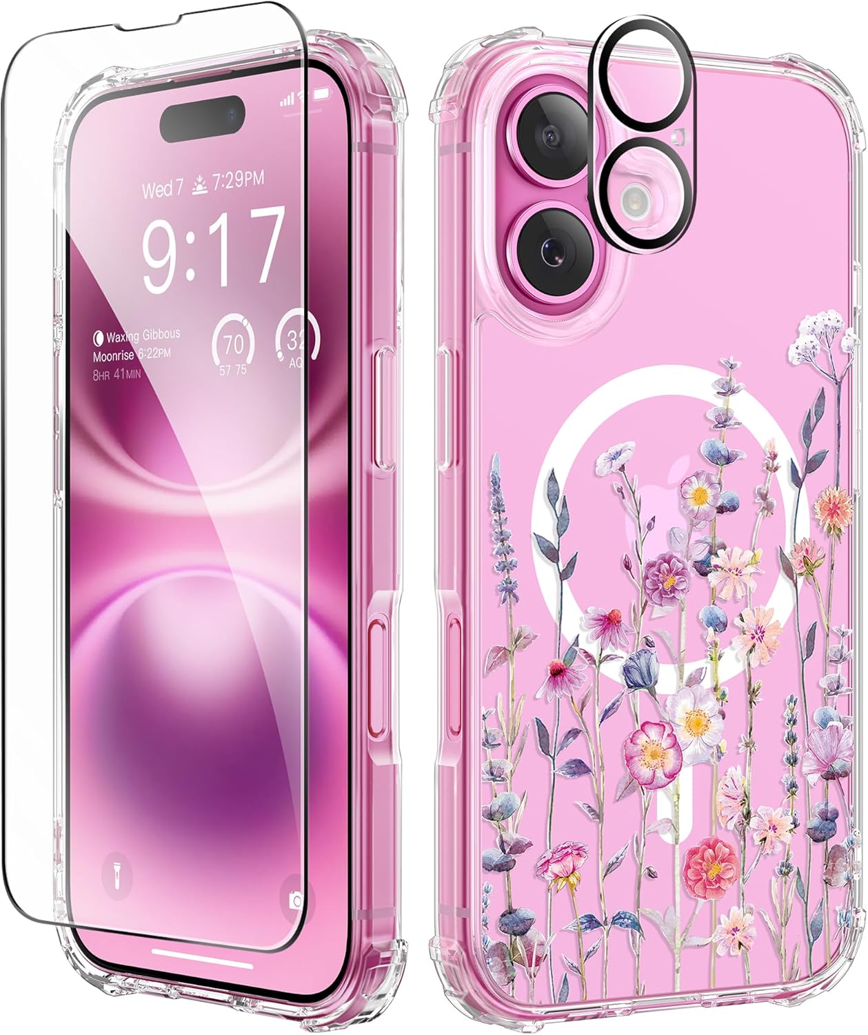 iPhone 16 painted case Floratopia – GVIEWIN iPhone 16 painted case Floratopia – GVIEWIN