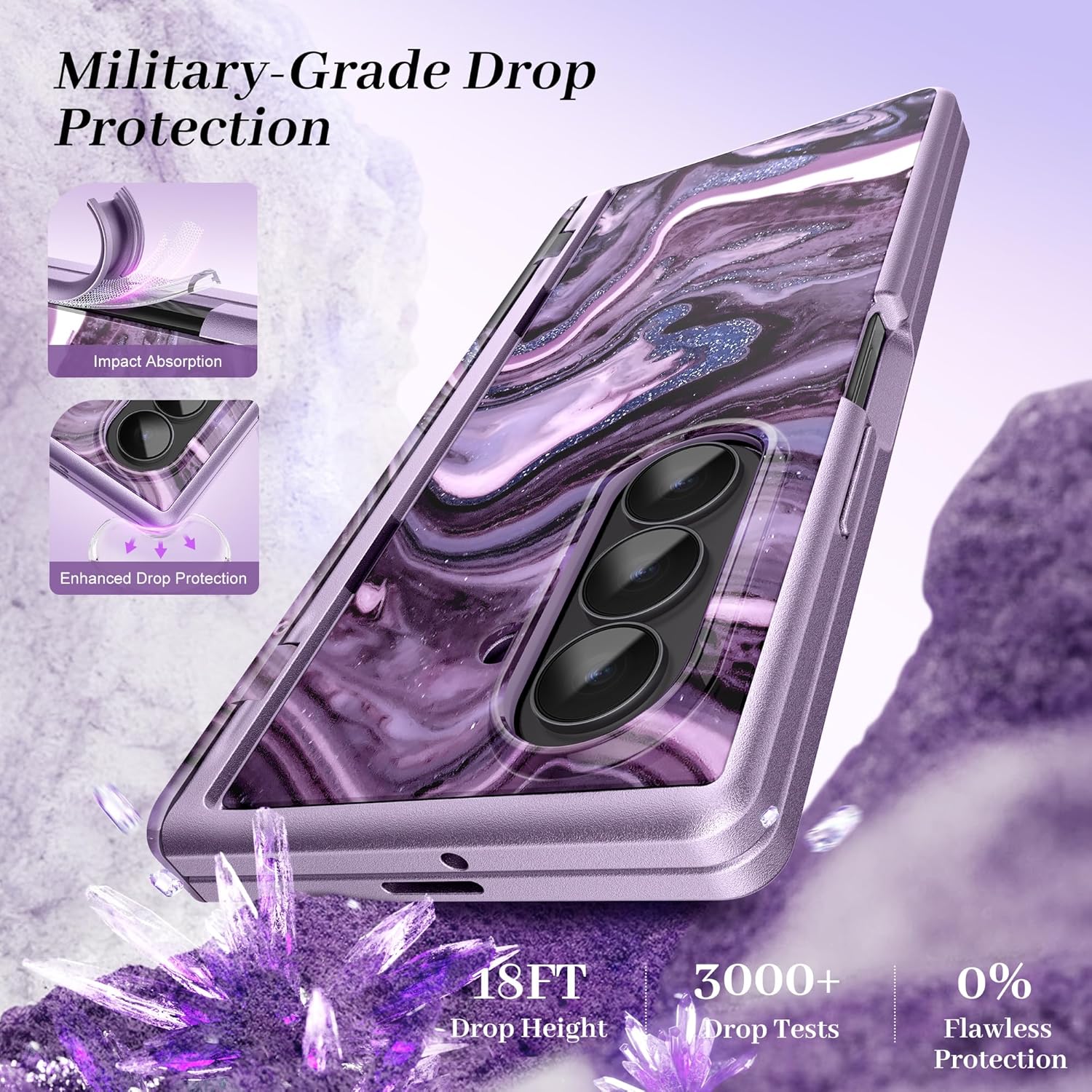 GVIEWIN Samsung Galaxy Z Fold 7 Case