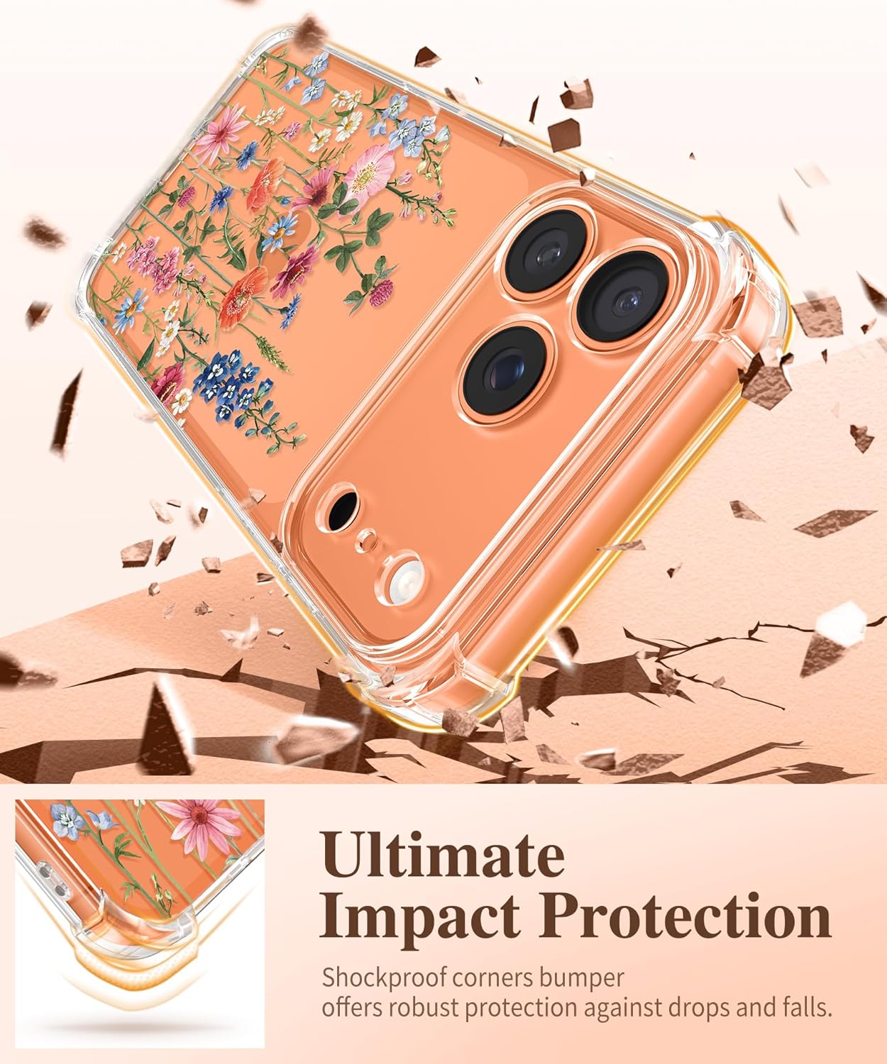 iPhone 17 Pro Max Case Wild Petals