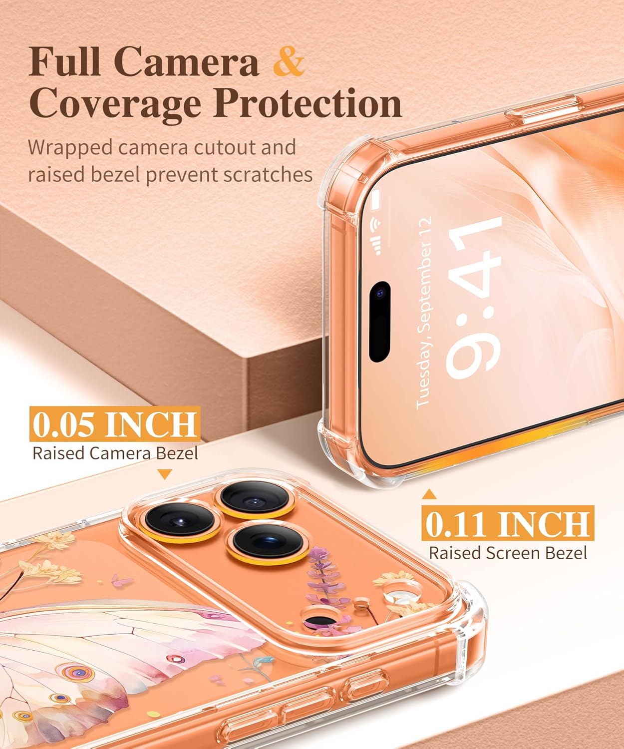 iPhone 17 Pro Max Case Butterfly