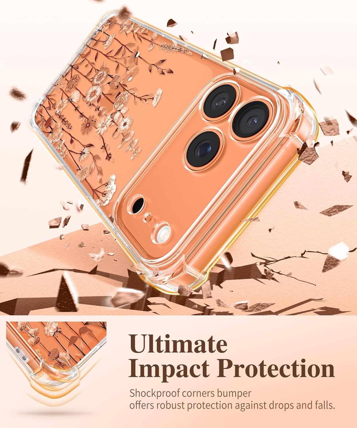 iPhone 17 Pro Max Case Floratopia
