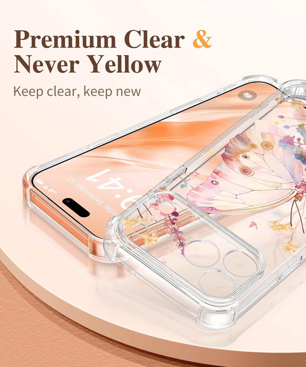 iPhone 17 Pro Max Case Butterfly
