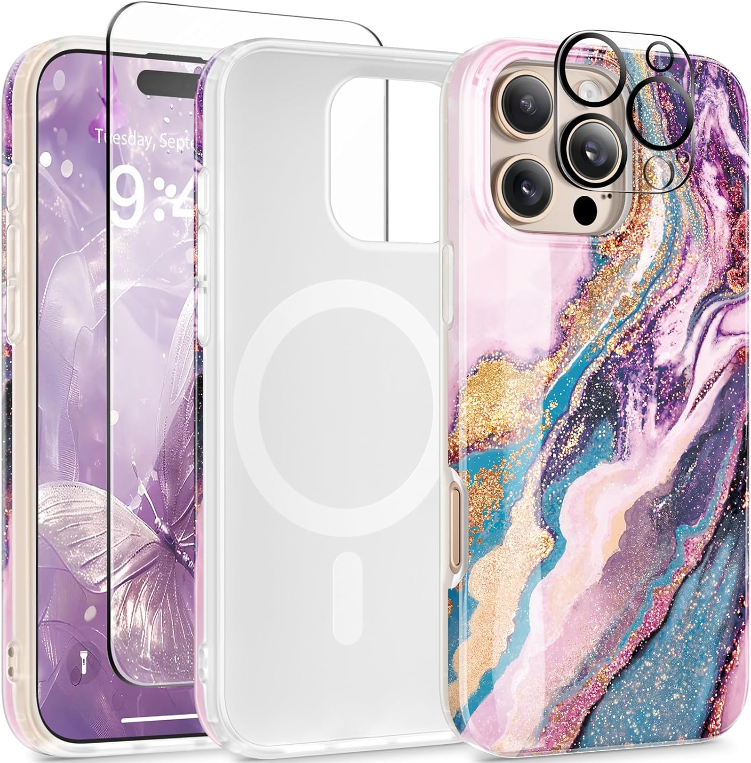 iPhone 16 Pro Marble Case