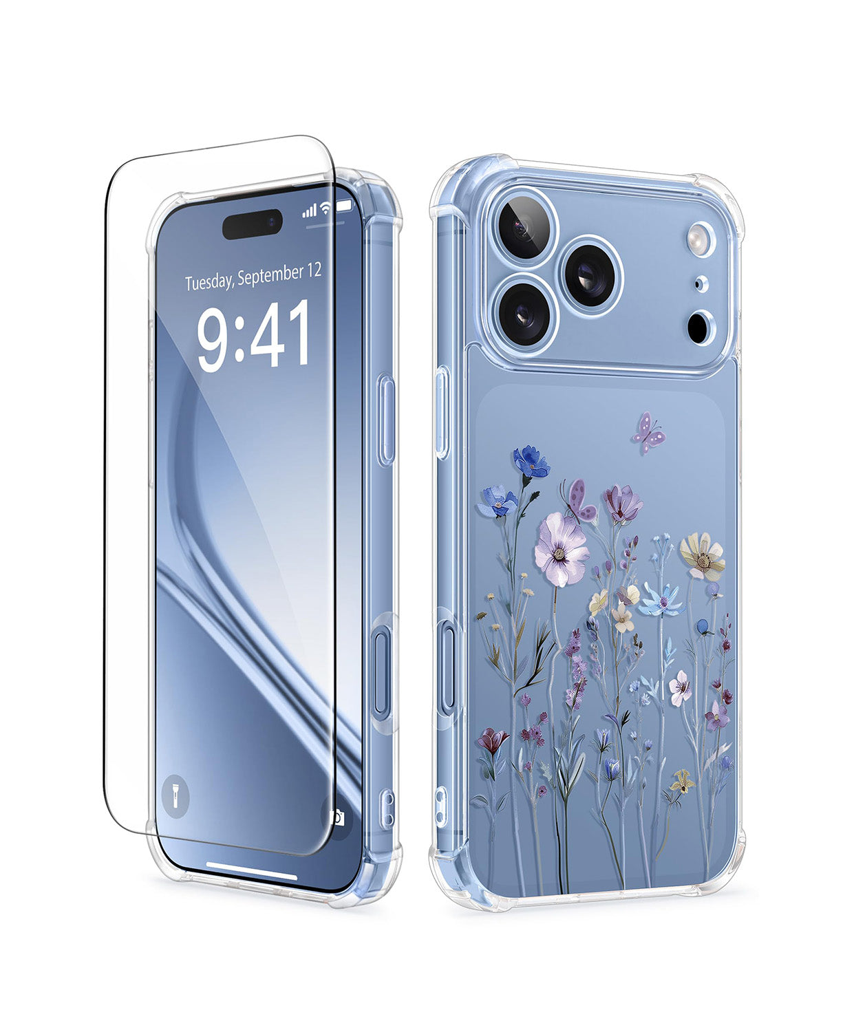 iPhone 18 Pro Max Floral Clear Case
