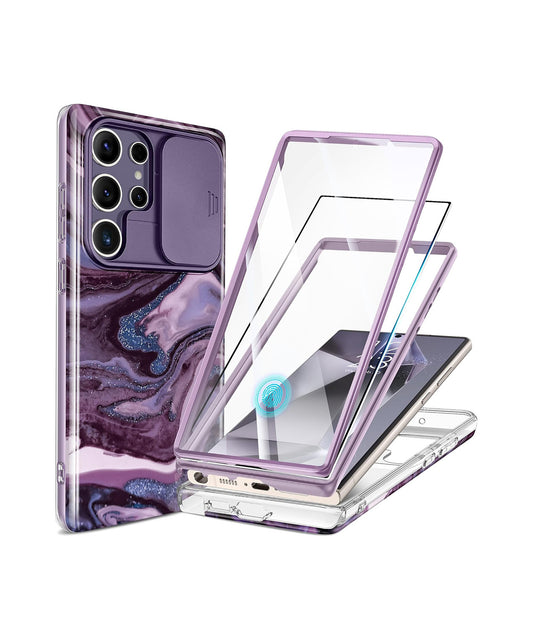 Samsung S24 Ultra Case Built-in Screen Protector 2 Front Frame