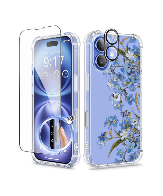 iPhone 16 Floral Case Aconite