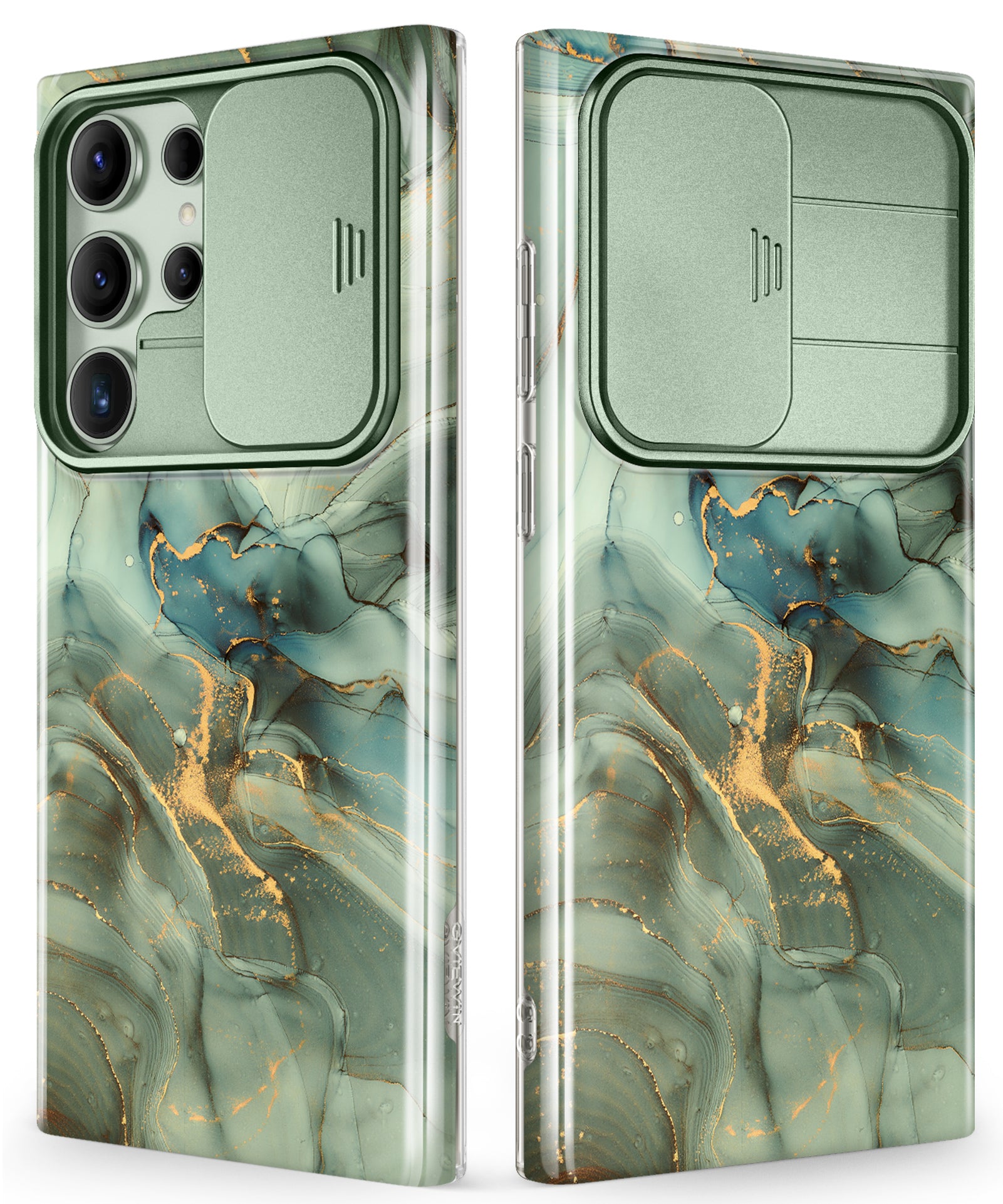 GVIEWIN for Samsung Galaxy S22 Ultra Marble Case
