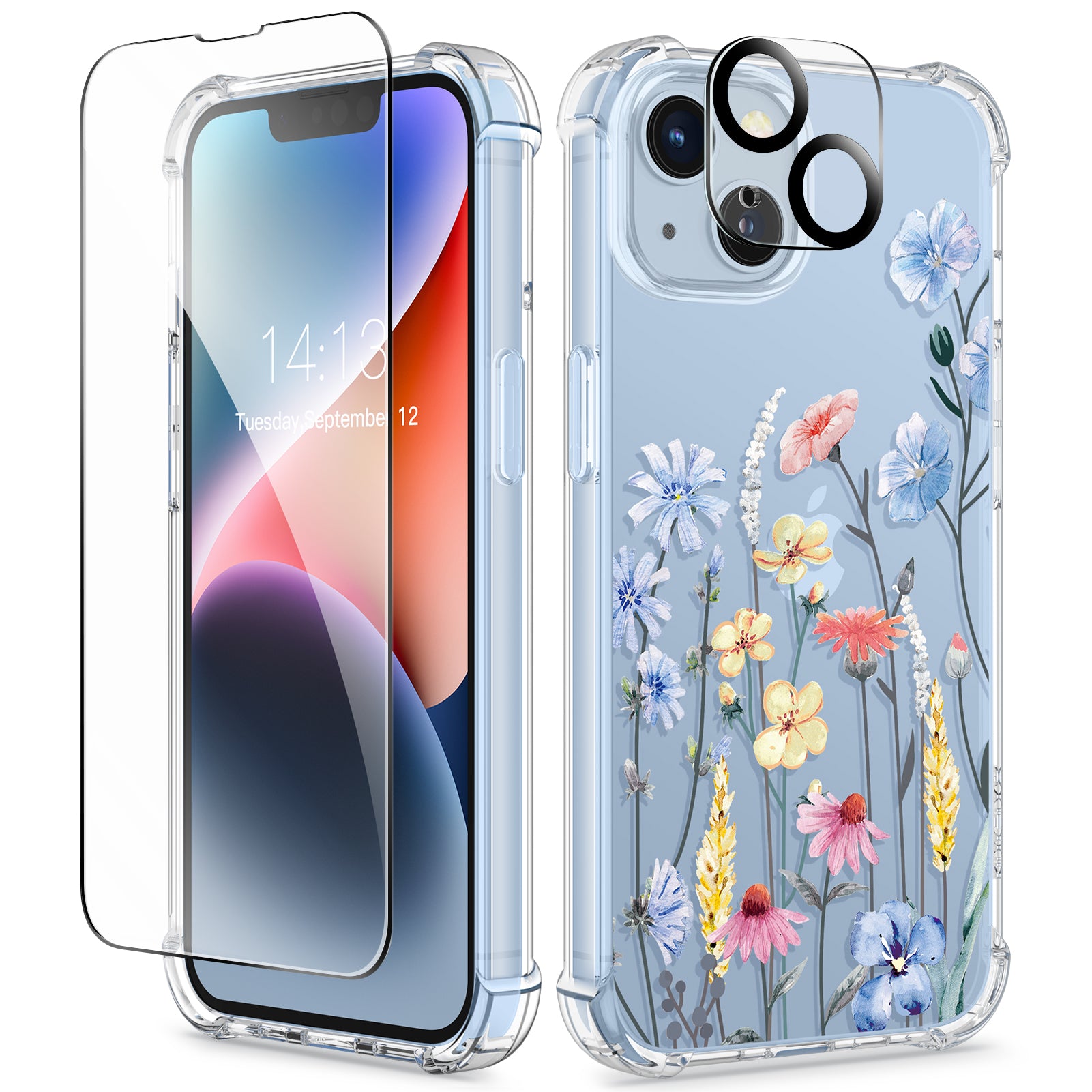 GVIEWIN for iphone 14 plus painted case