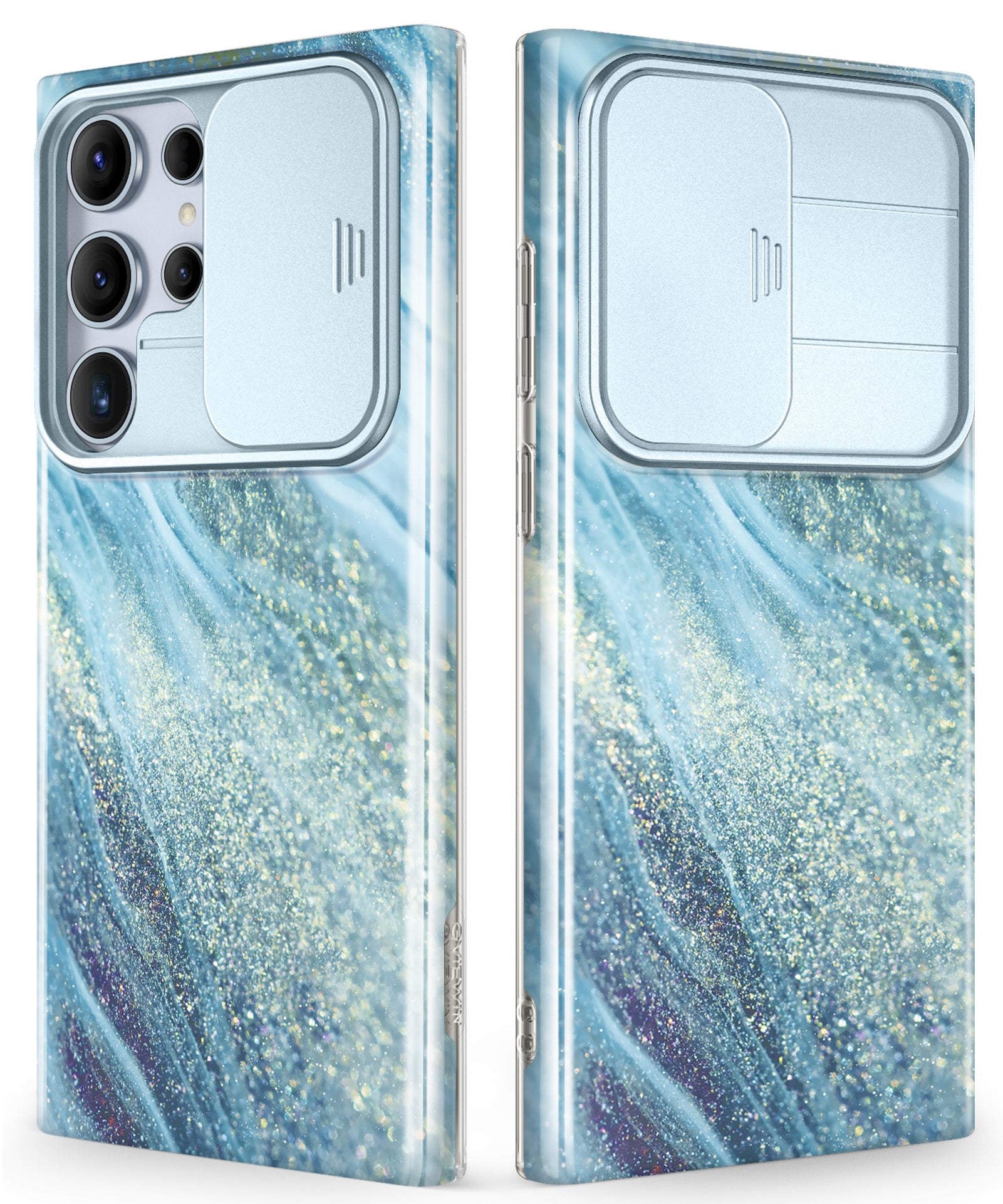 GVIEWIN for Samsung Galaxy S22 Ultra Marble Case