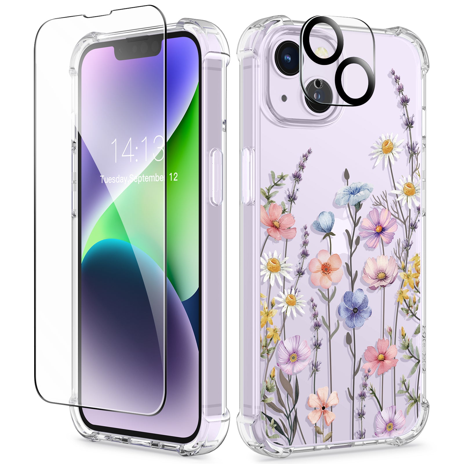 GVIEWIN for iphone 14 painted case