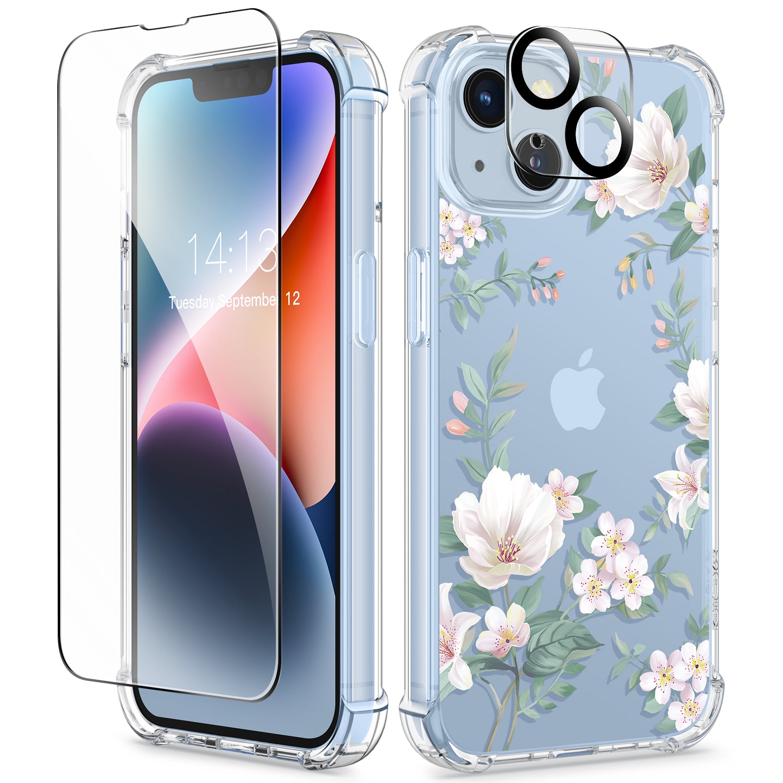 GVIEWIN for iphone 14 plus painted case