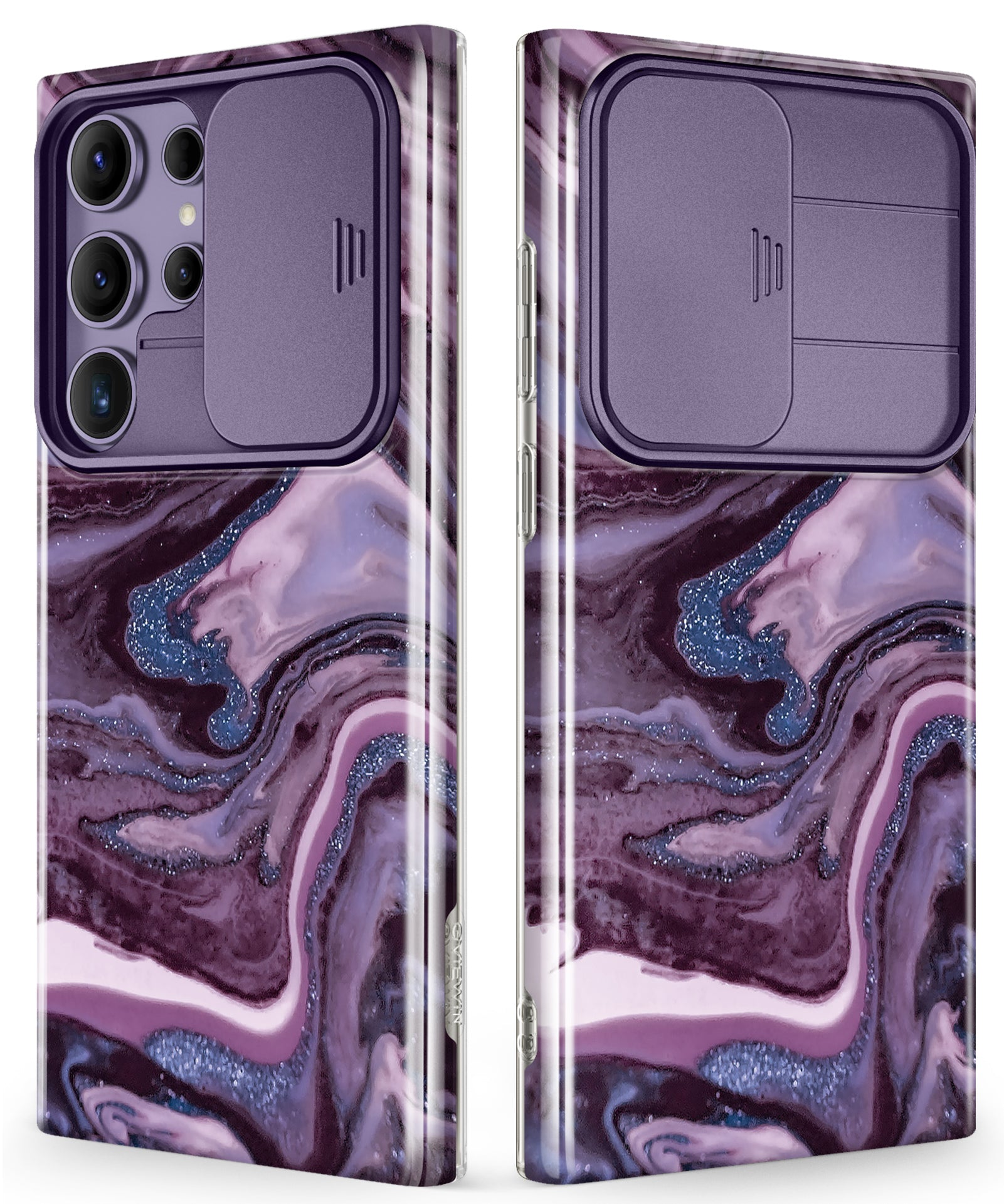 GVIEWIN for Samsung Galaxy S22 Ultra Marble Case