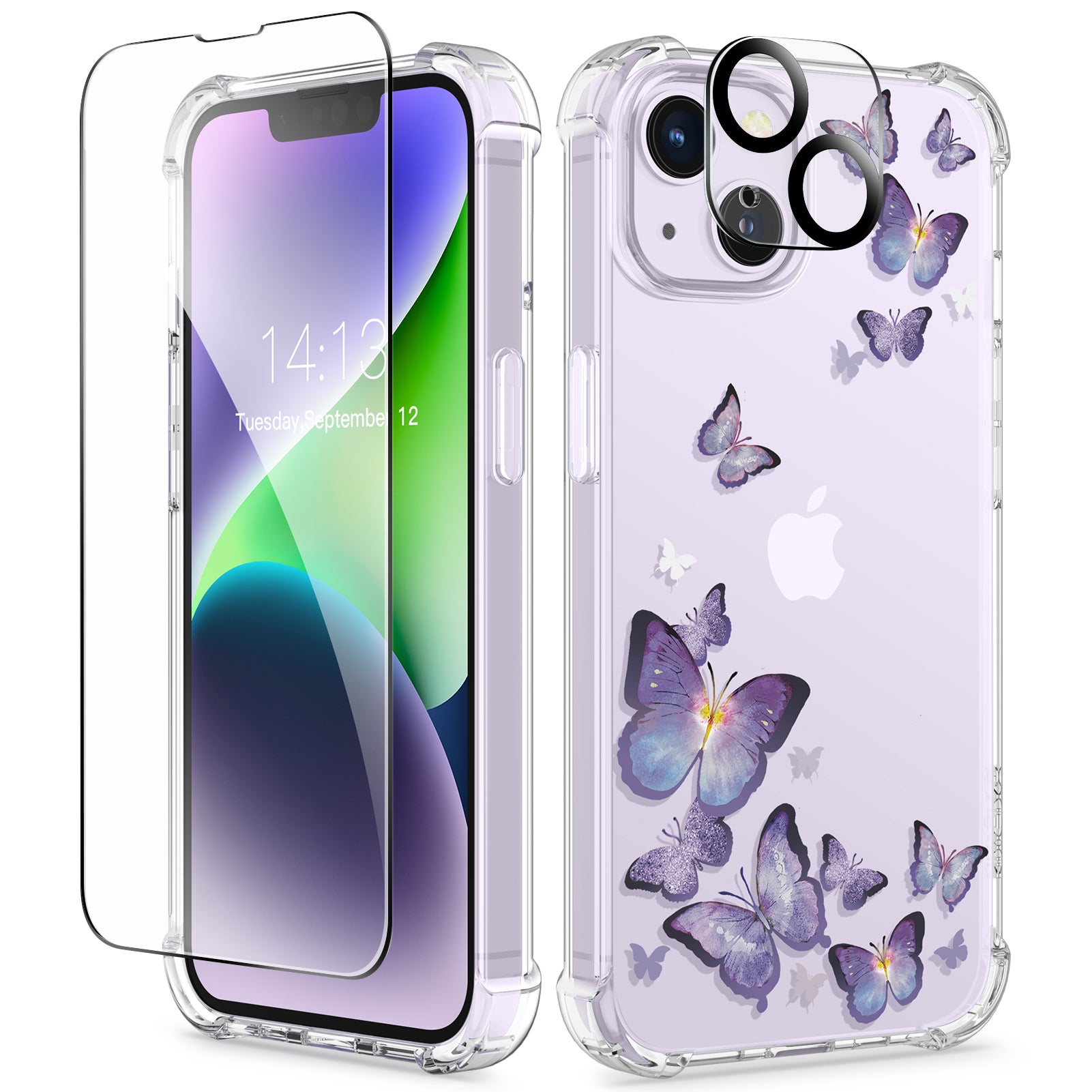 GVIEWIN for iphone 14 plus painted case
