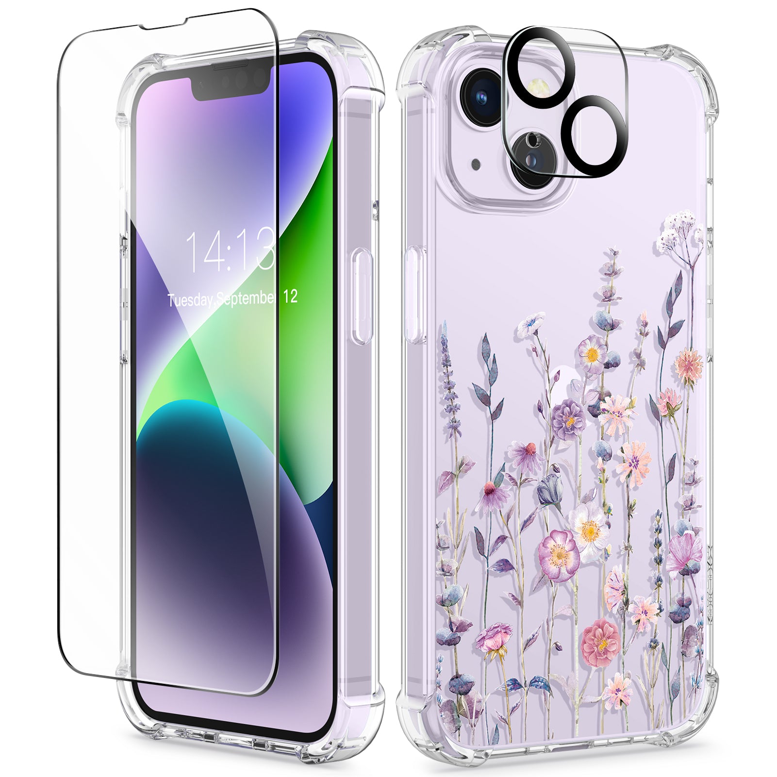 GVIEWIN for iphone 14 painted case
