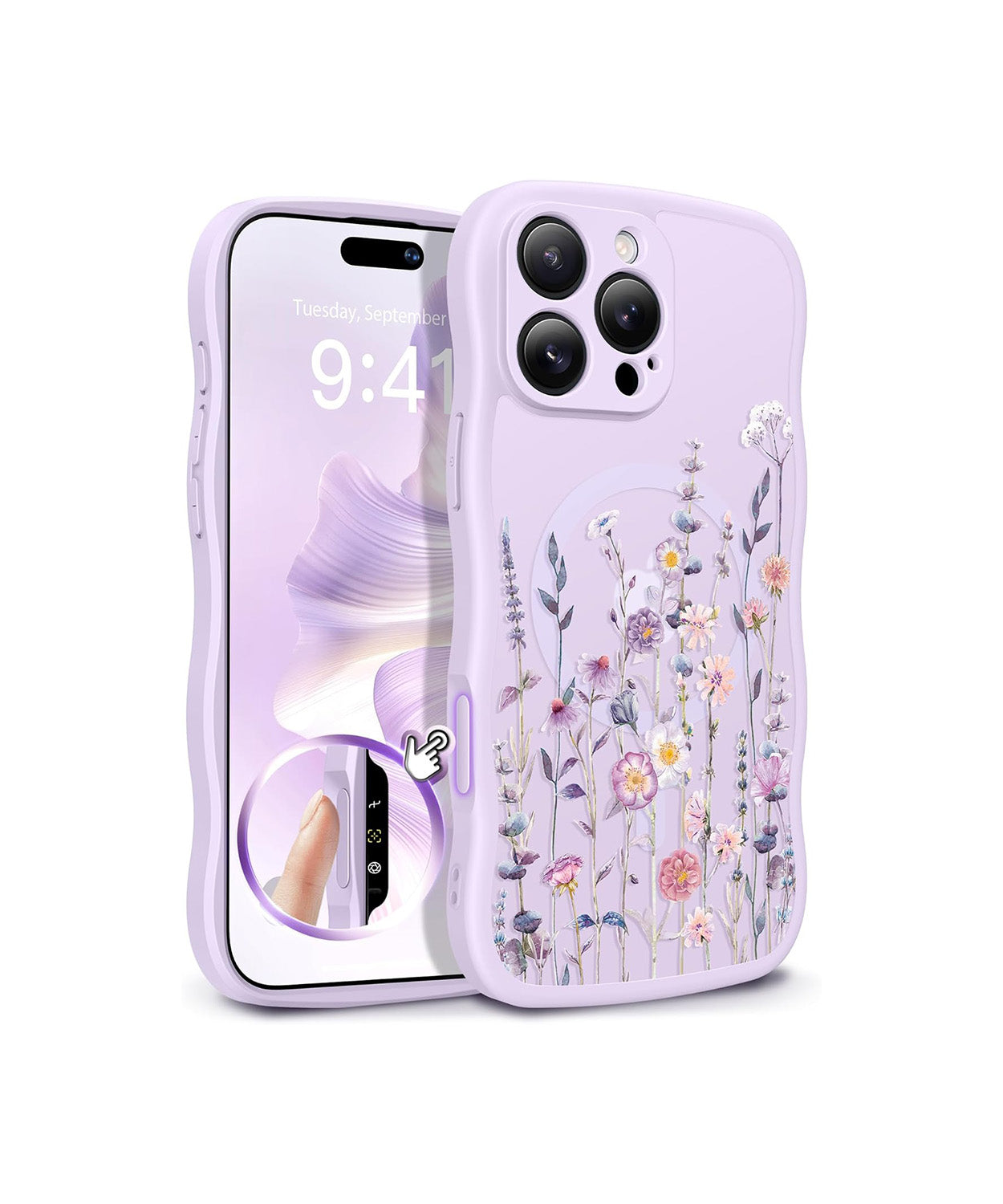 GVIEWIN for iPhone 16 Pro Case Compatible with MagSafe