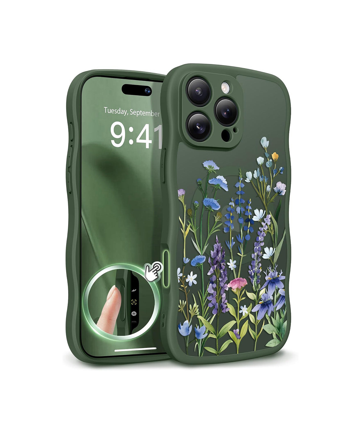 GVIEWIN for iPhone 16 Pro Case Compatible with MagSafe