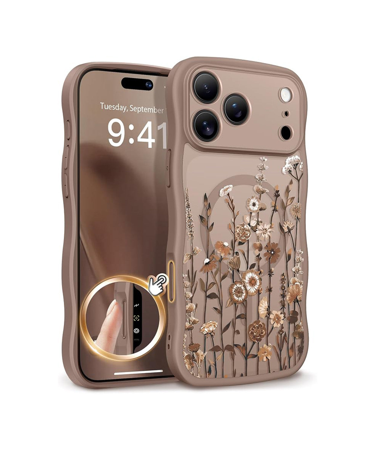 GVIEWIN for iPhone 17 Pro Case Compatible with MagSafe