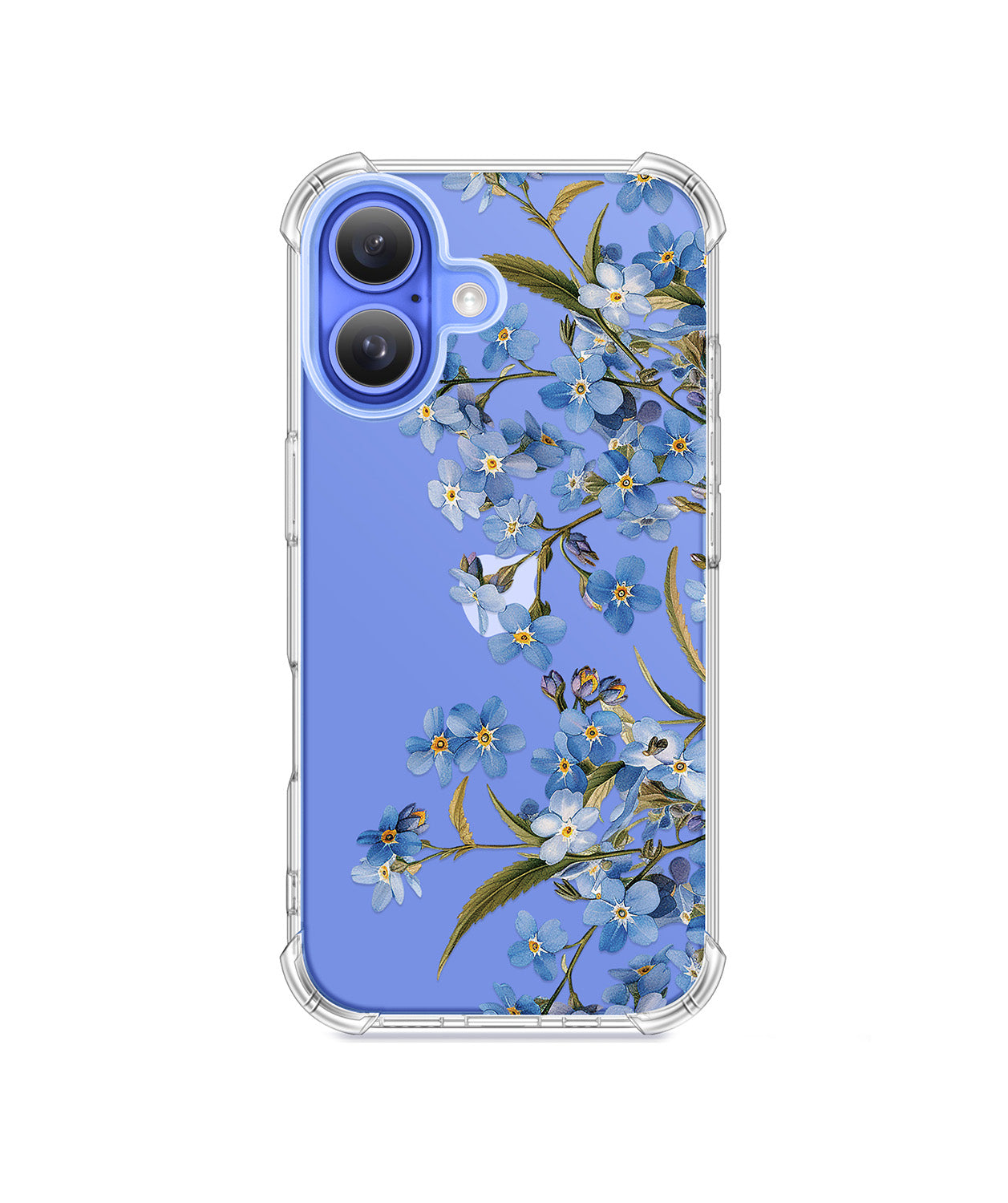 GVIEWIN iPhone 16 Plus Floral Painted Case, Shockproof Protective Phone Cover