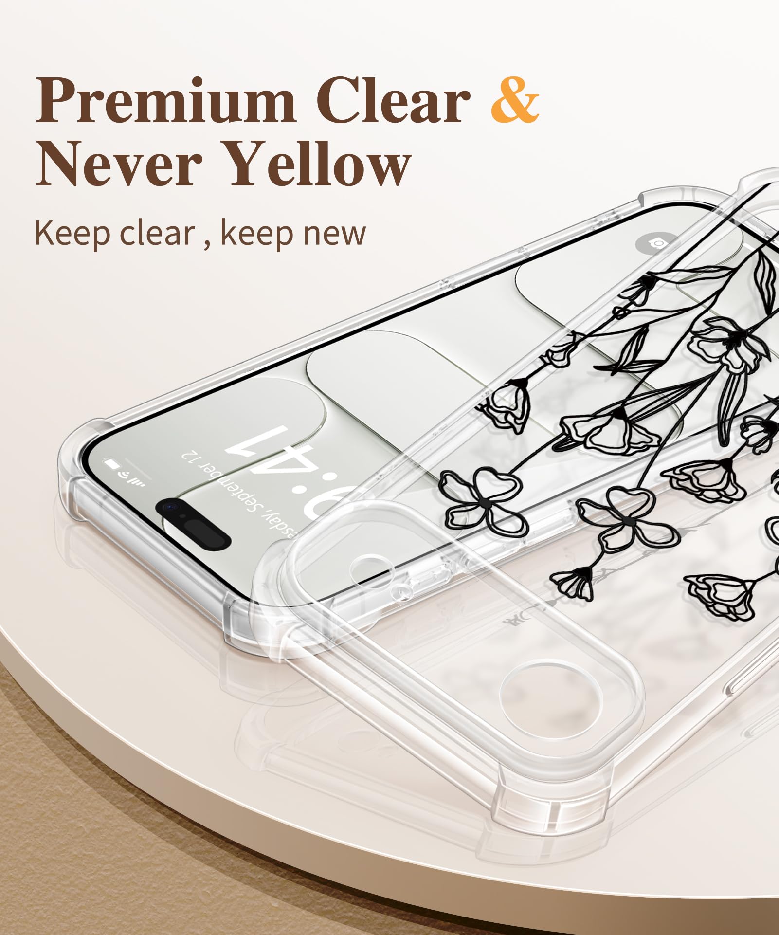 GVIEWIN for iPhone 17 Air Case Upgraded Full Camera Protection