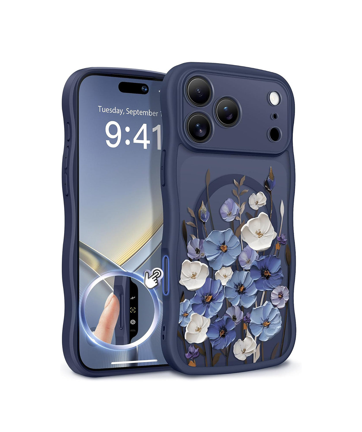 GVIEWIN for iPhone 17 Pro Case Compatible with MagSafe