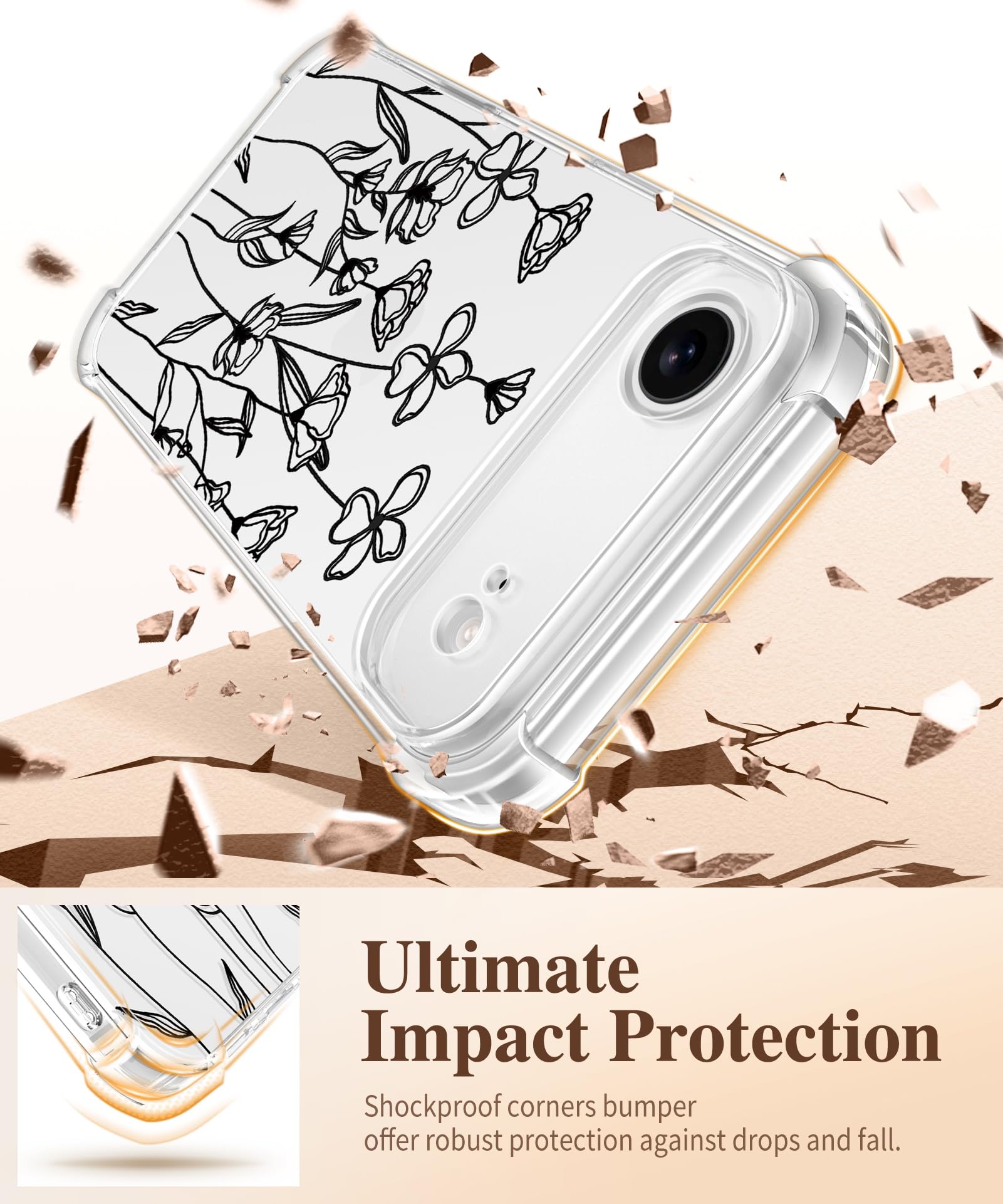 GVIEWIN for iPhone 17 Air Case Upgraded Full Camera Protection