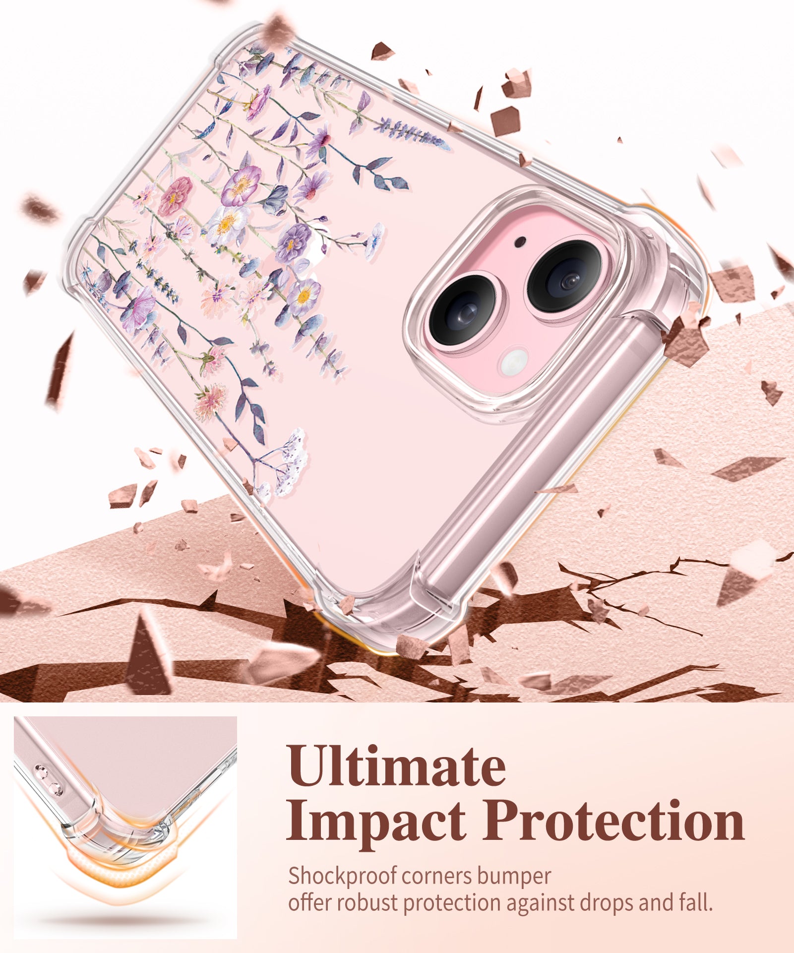 GVIEWIN for iPhone 15 Plus Case