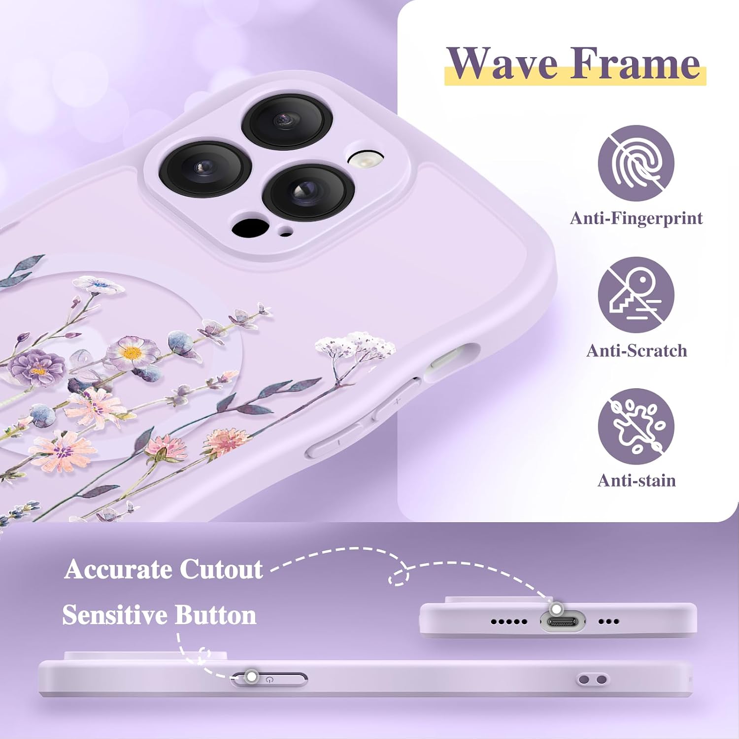 GVIEWIN for iPhone 14 Pro Case Compatible with MagSafe