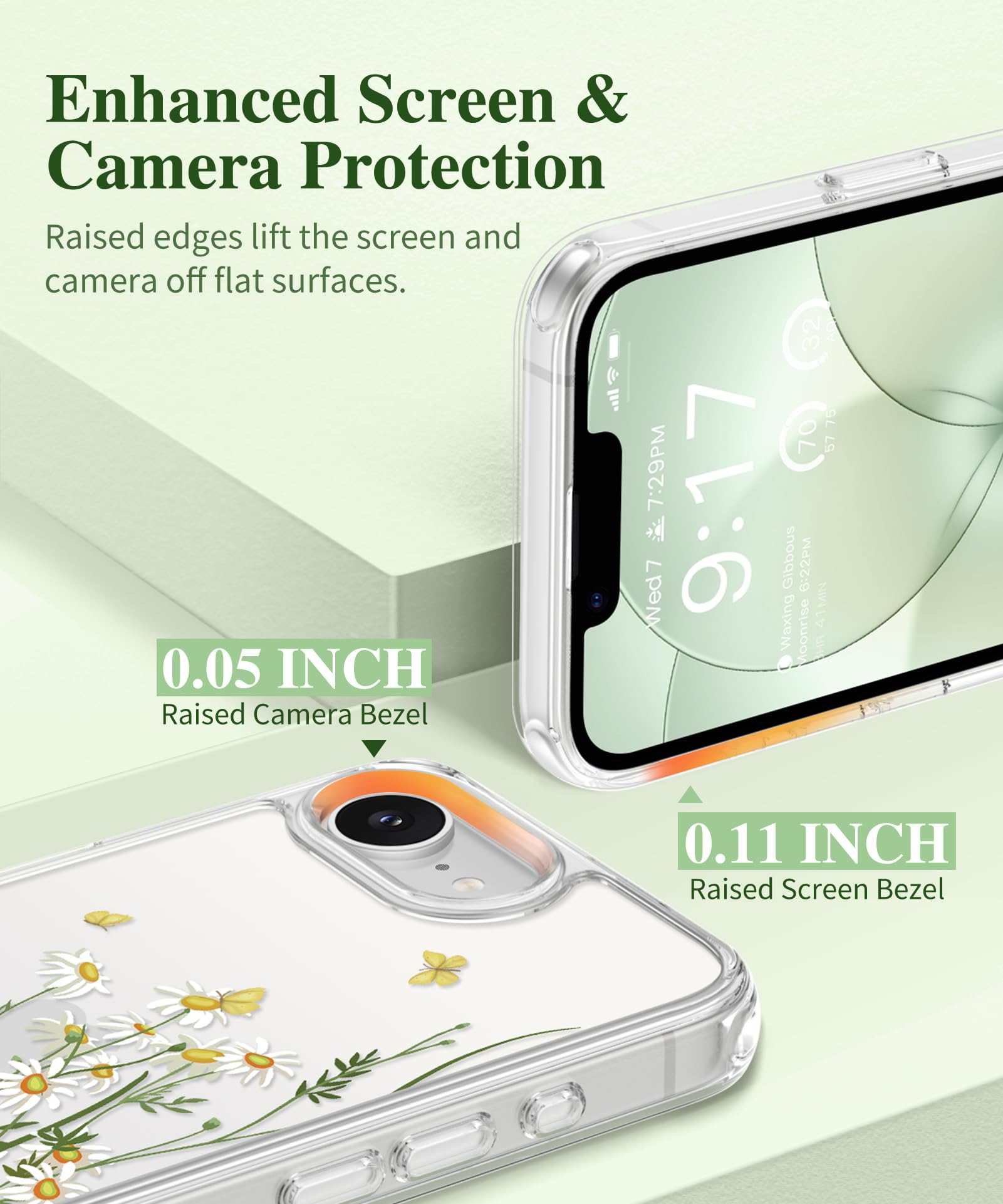 GVIEWIN for iPhone 17e Case with Screen Protector