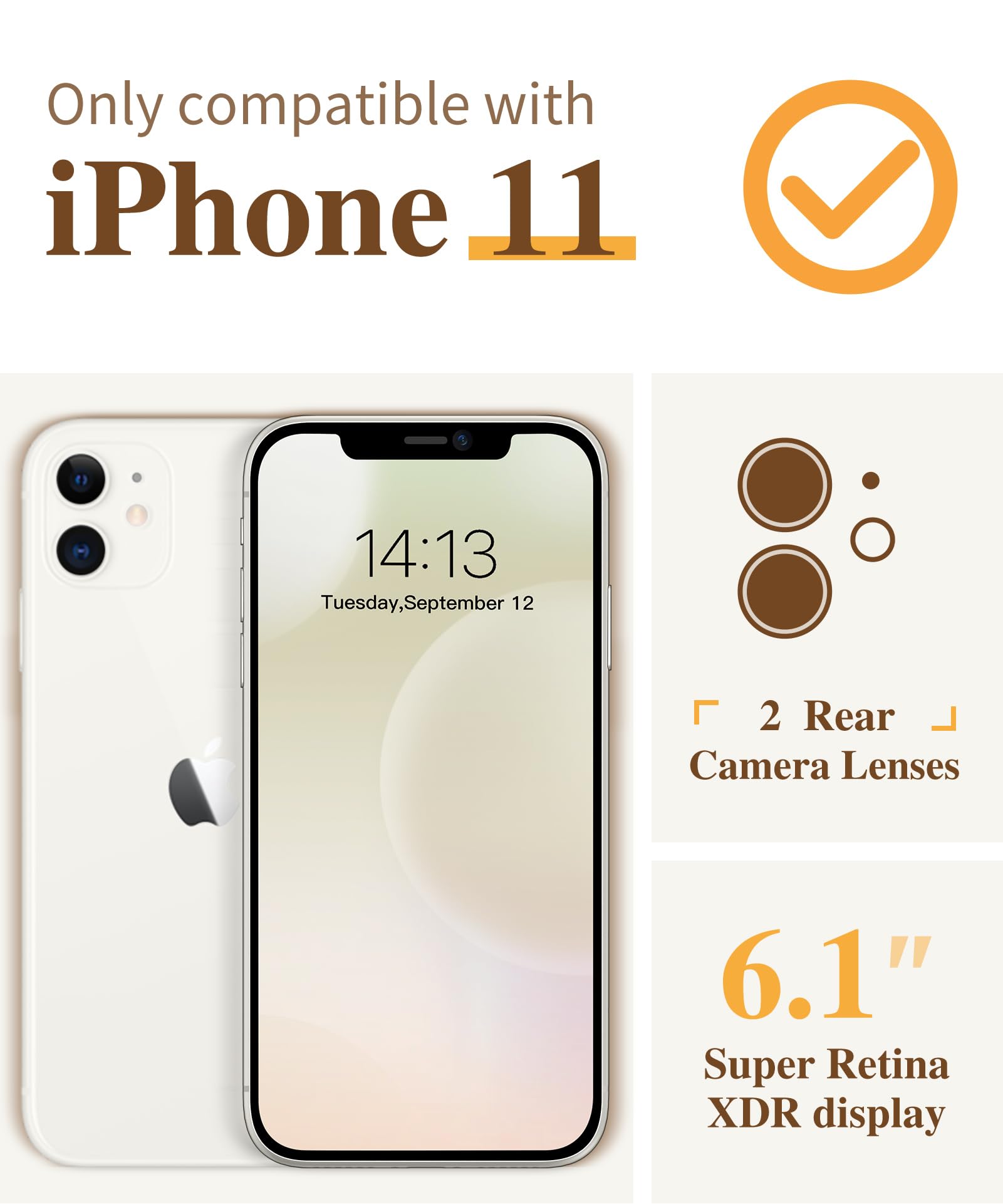 GVIEWIN for iPhone 11 Case