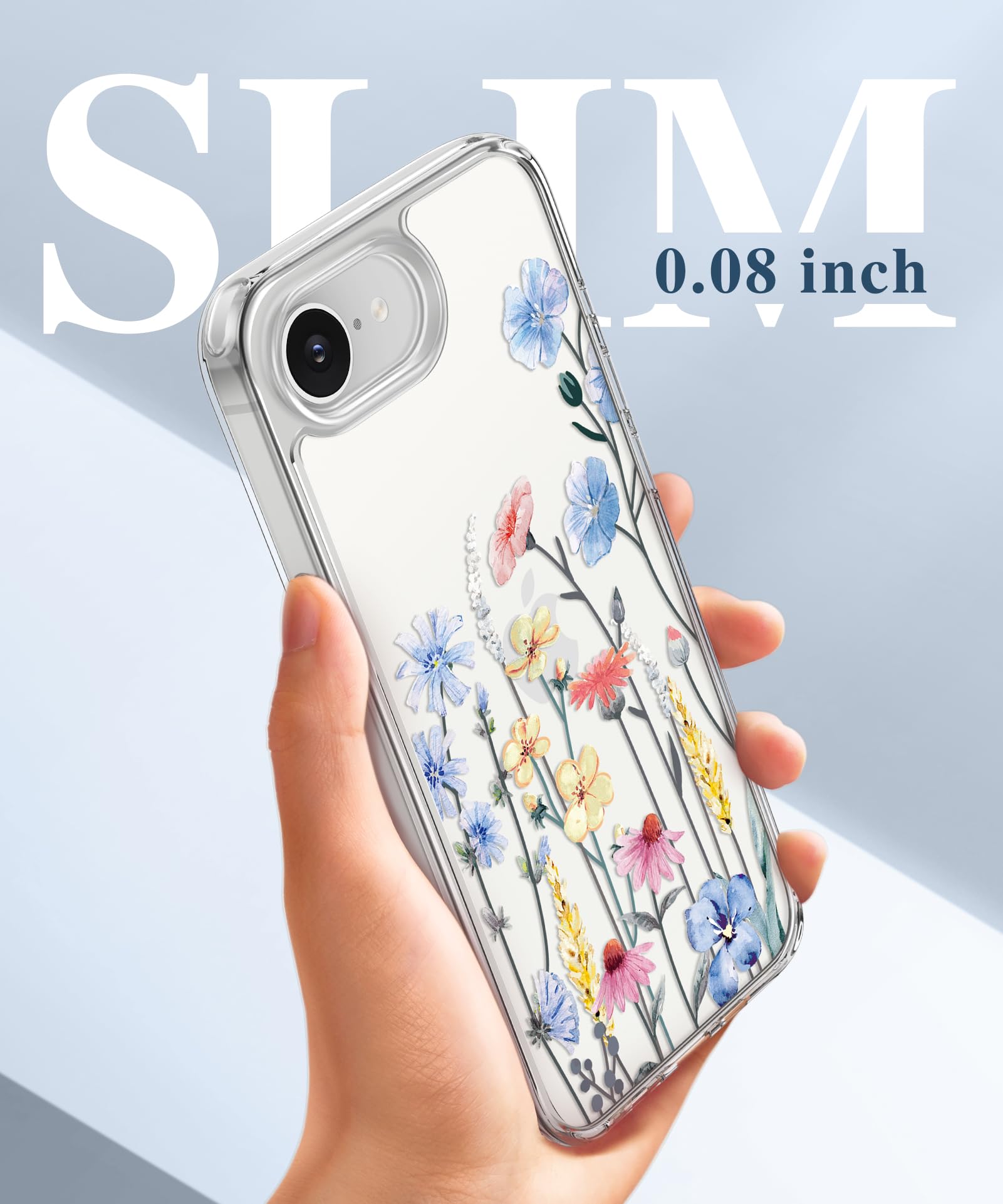 GVIEWIN for iPhone 17e Case with Screen Protector
