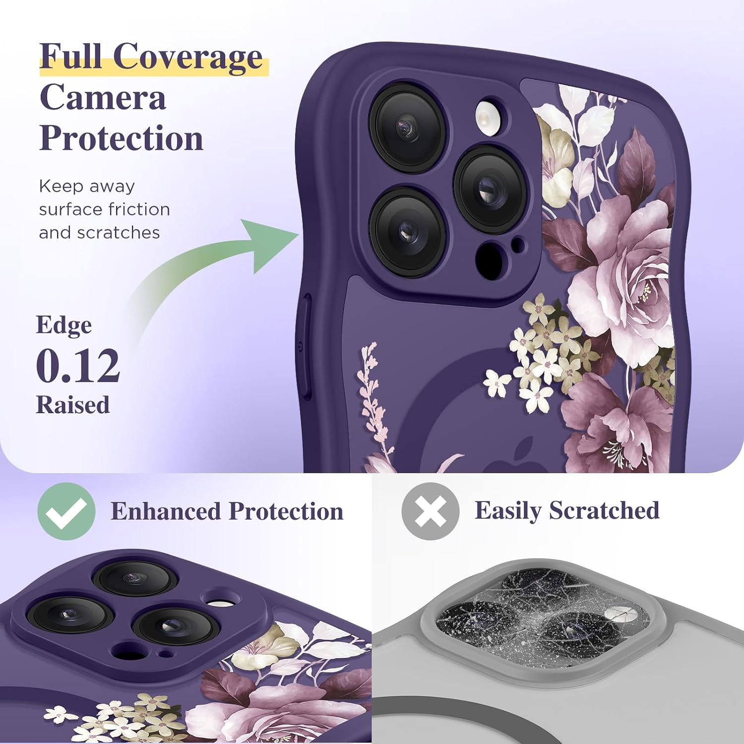 GVIEWIN for iPhone 14 Pro Max Case Compatible with MagSafe