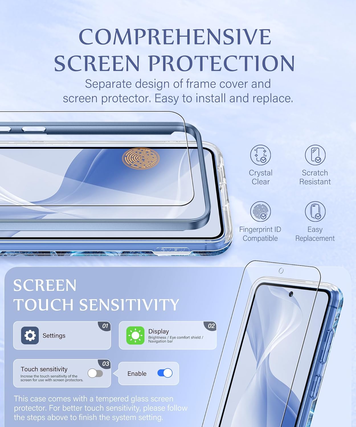 GVIEWIN Compatible with Samsung Galaxy S26 Case