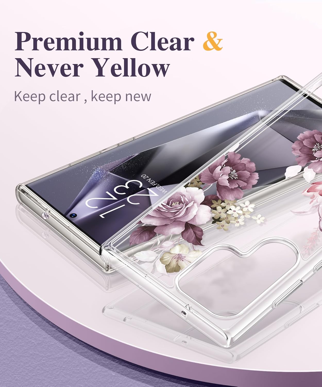 Samsung S24 Ultra Case Floral Cherry Blossoms