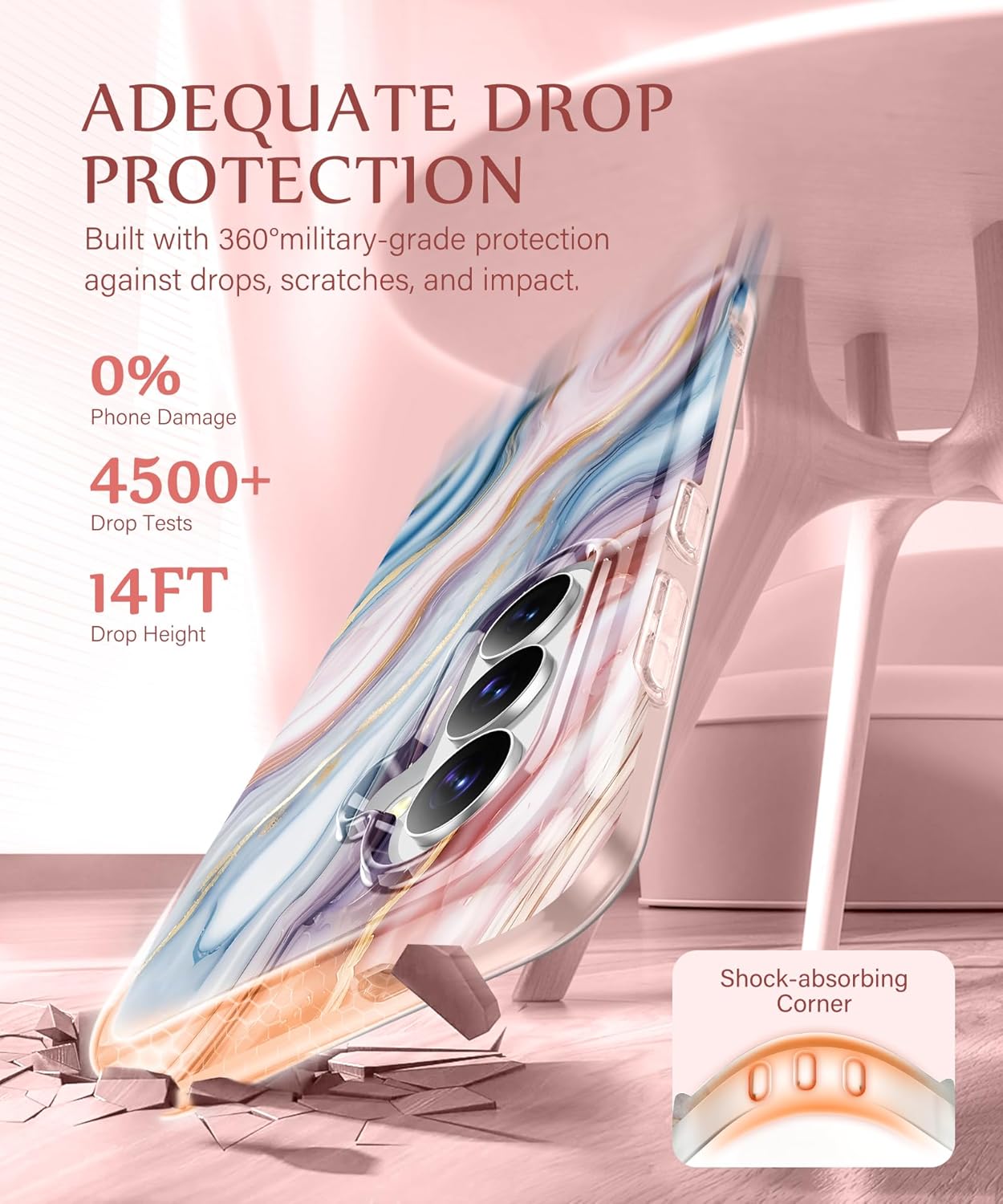 GVIEWIN Compatible with Samsung Galaxy S26 Case