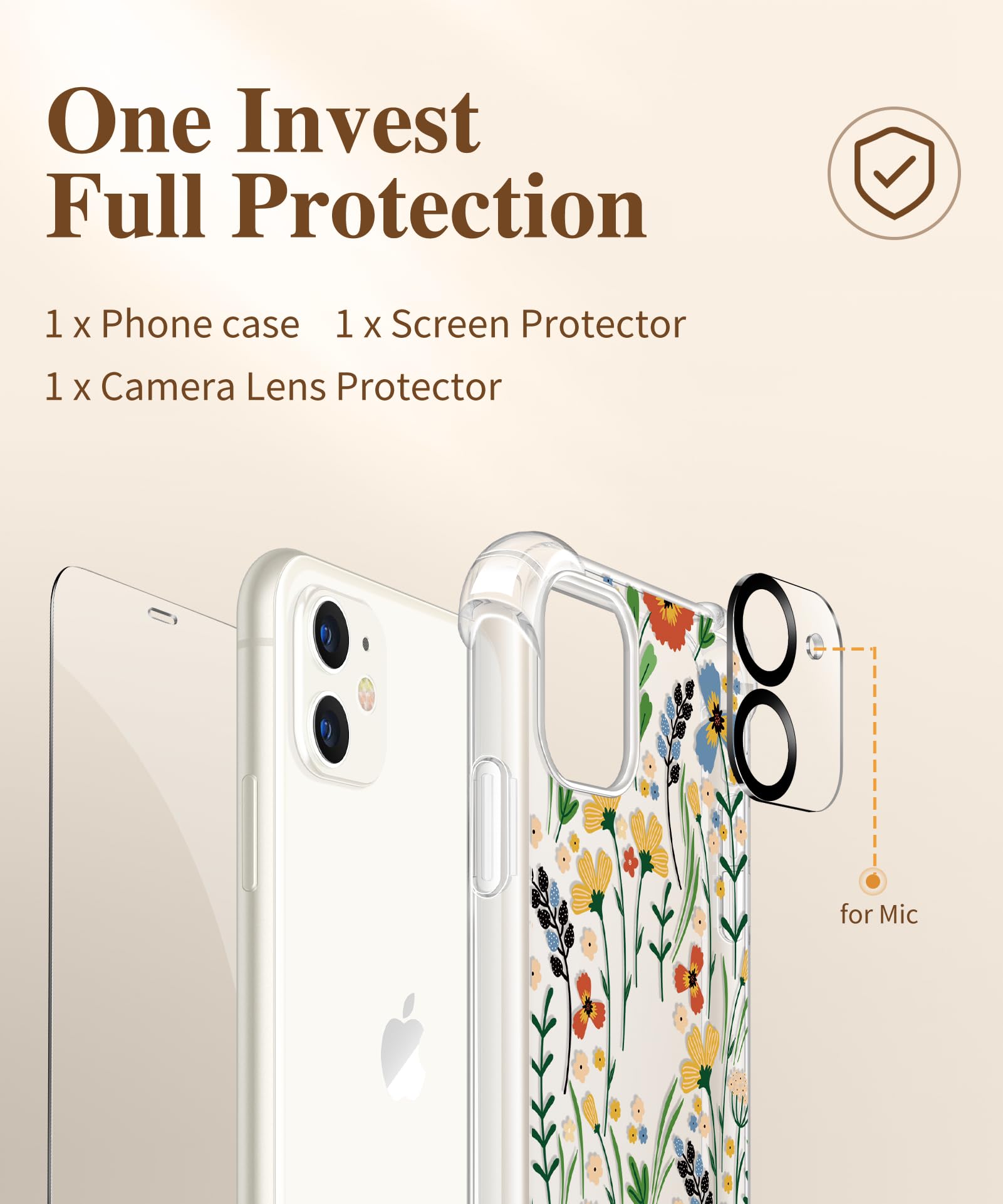 GVIEWIN for iPhone 11 Case