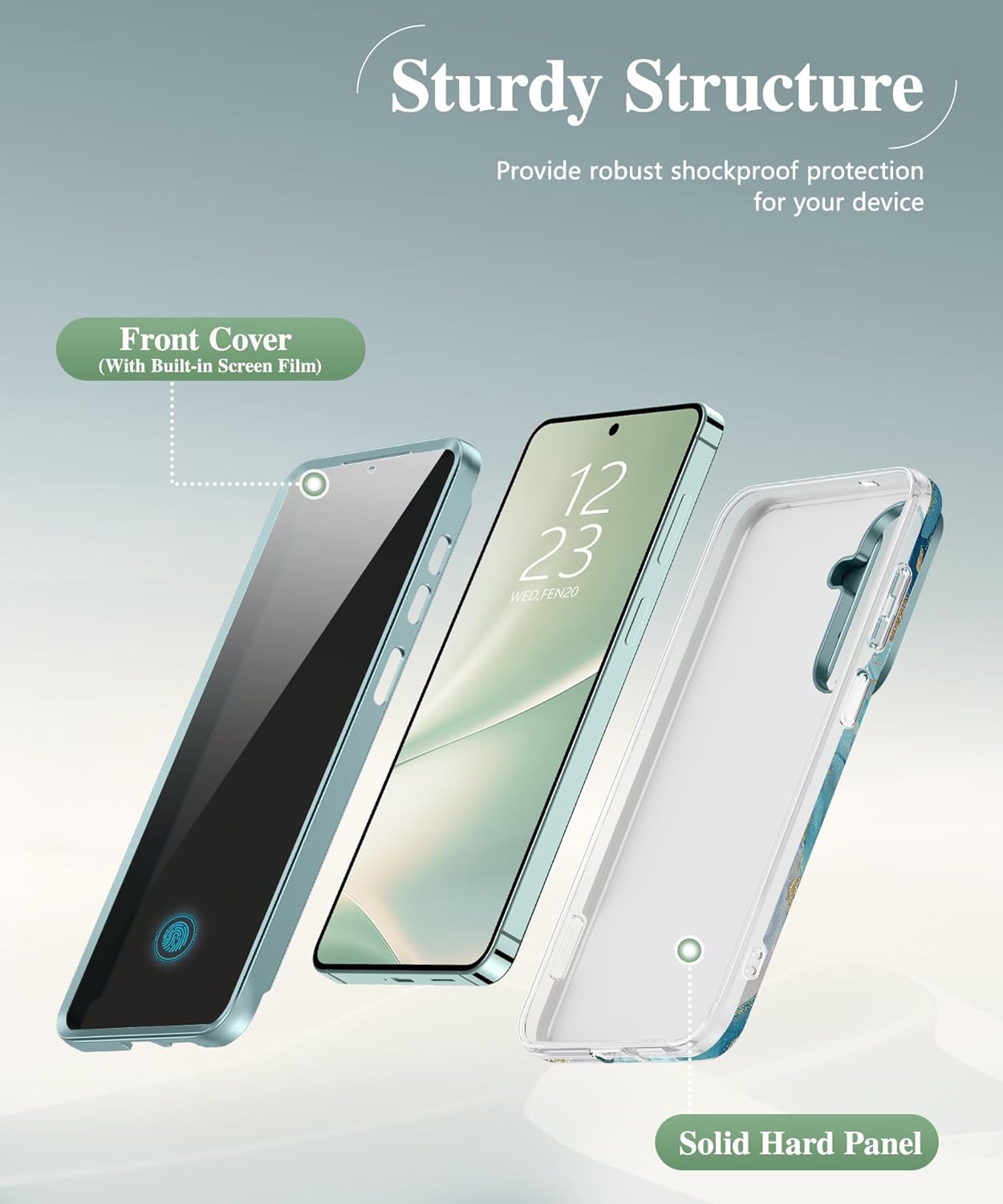 GVIEWIN Compatible with Samsung Galaxy S26 Plus Case