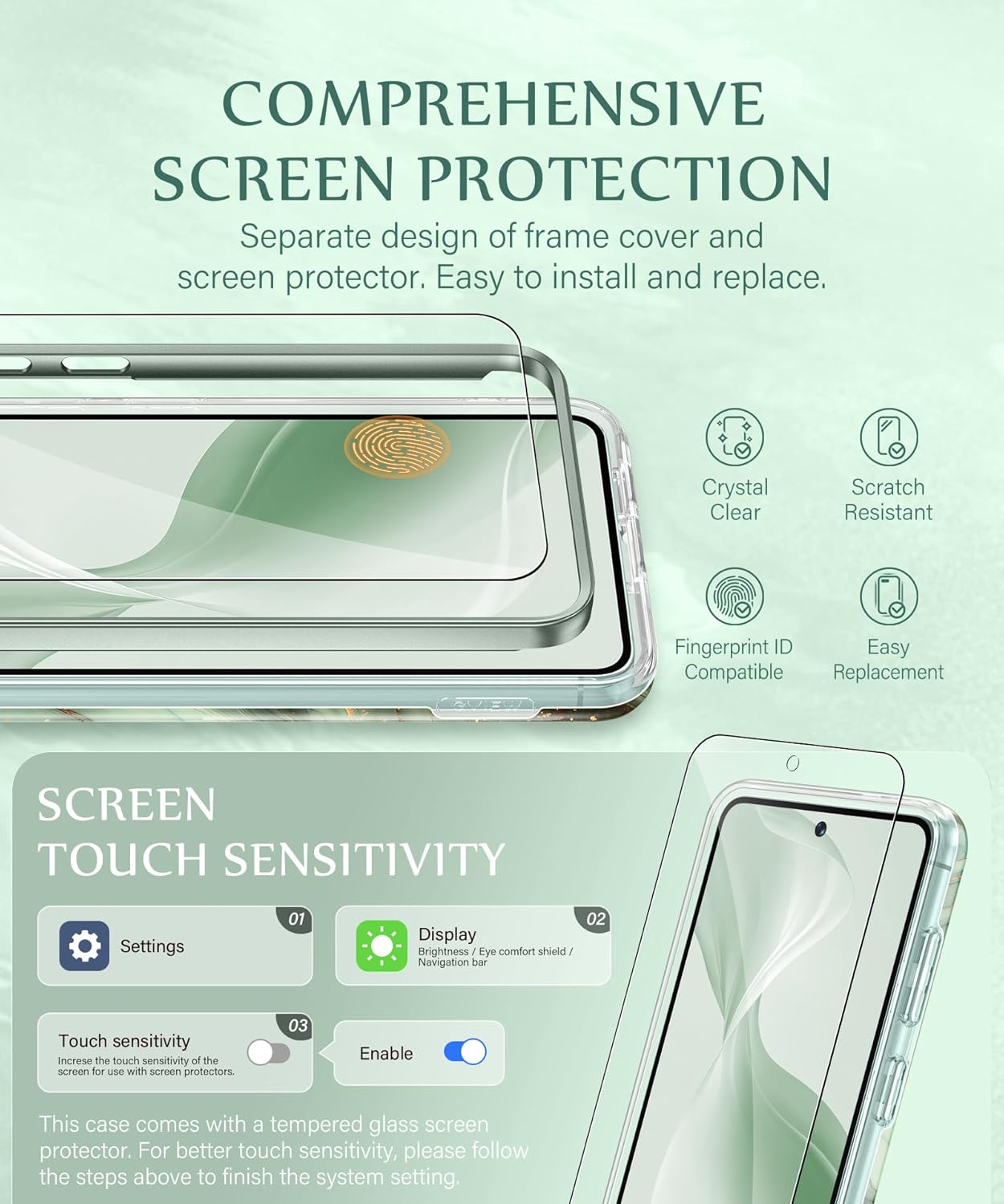 GVIEWIN Compatible with Samsung Galaxy S26 Case