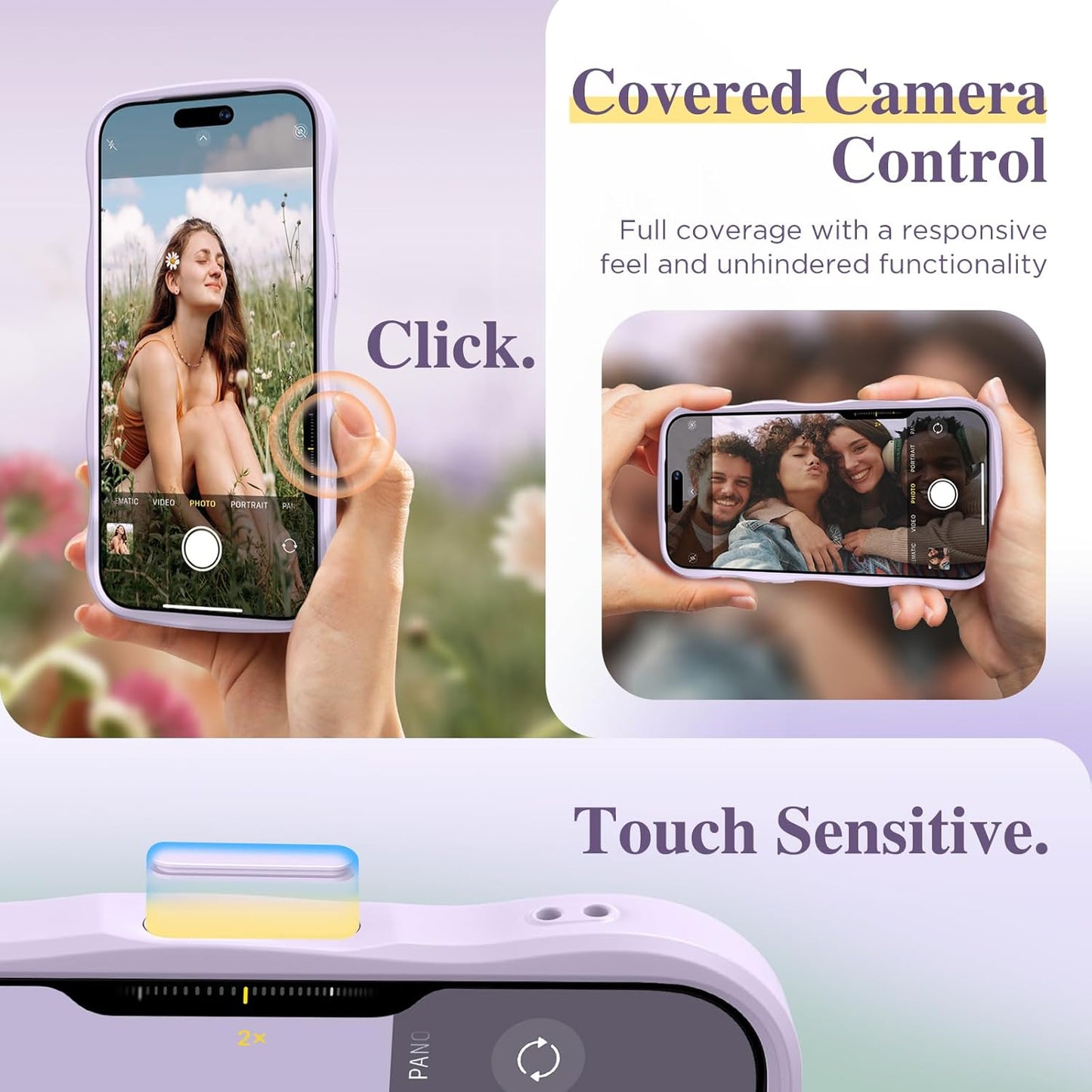 GVIEWIN for iPhone 16 Pro Case Compatible with MagSafe