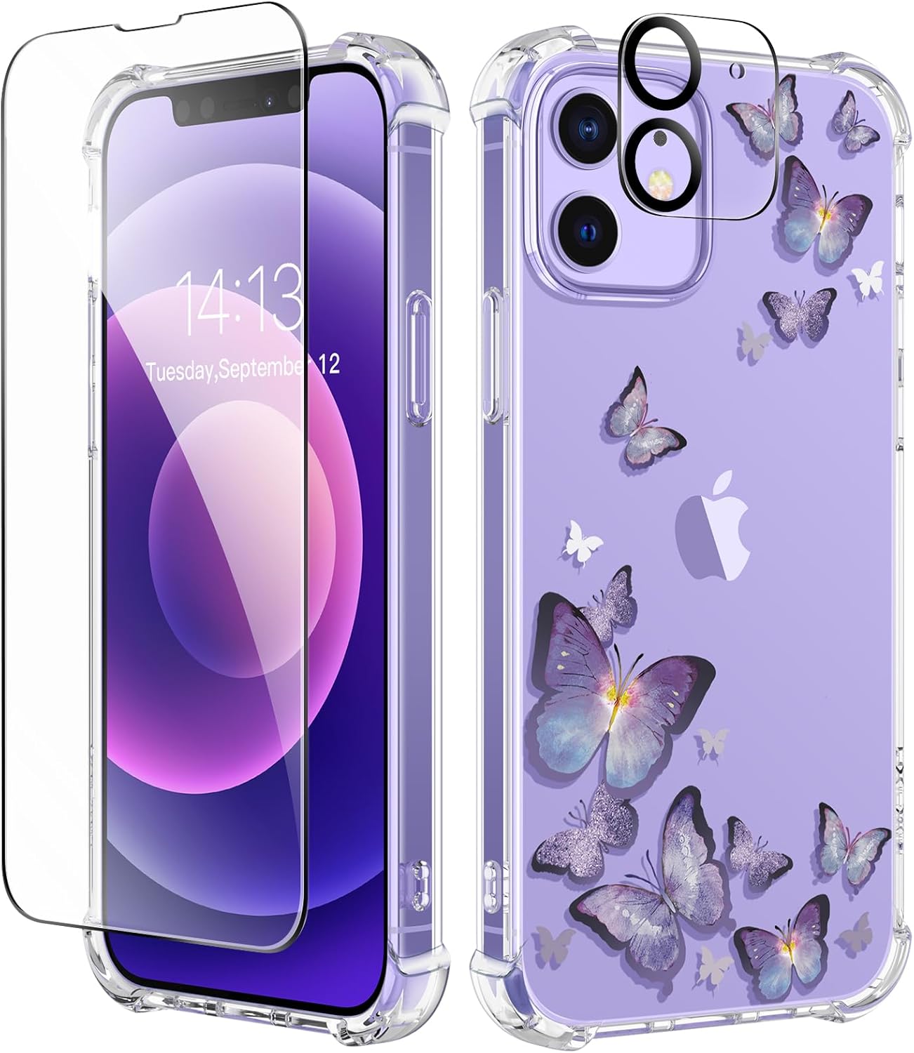 GVIEWIN for iPhone 12 Pro painted case